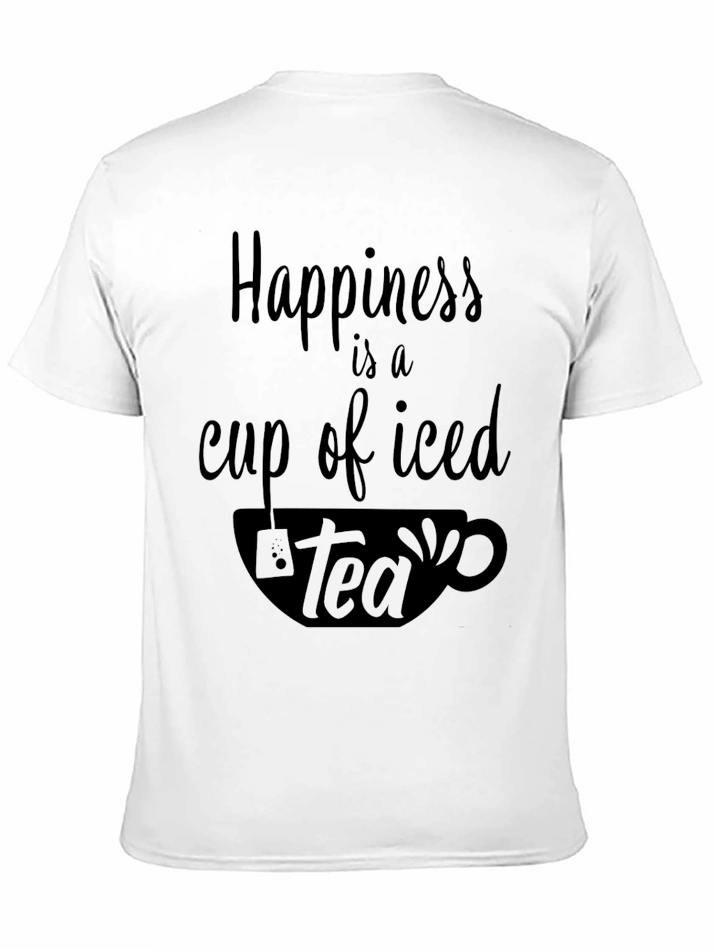 Happiness is a Cup of Iced Tea Graphic T-Shirt