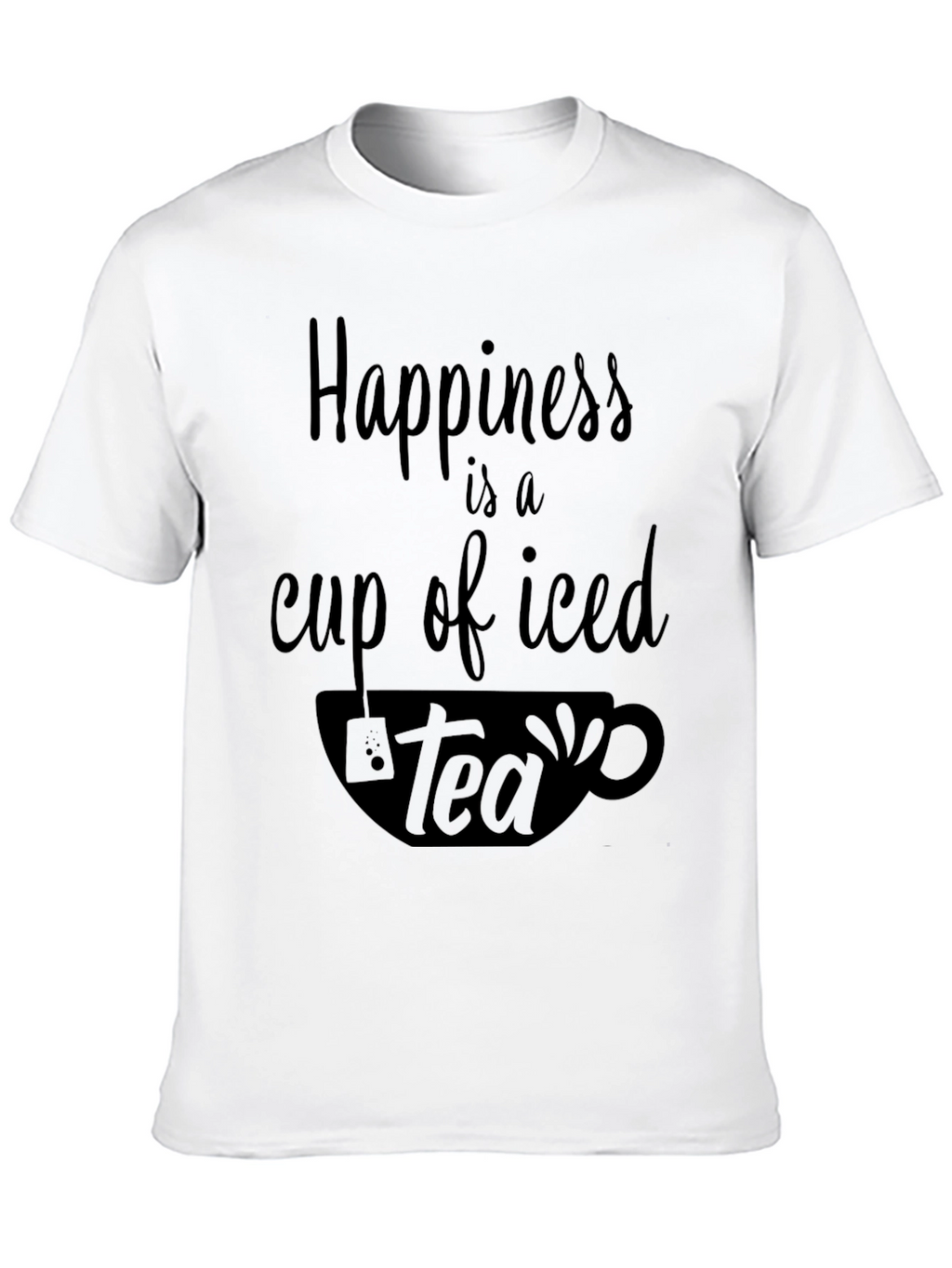 Happiness is a Cup of Iced Tea Graphic T-Shirt