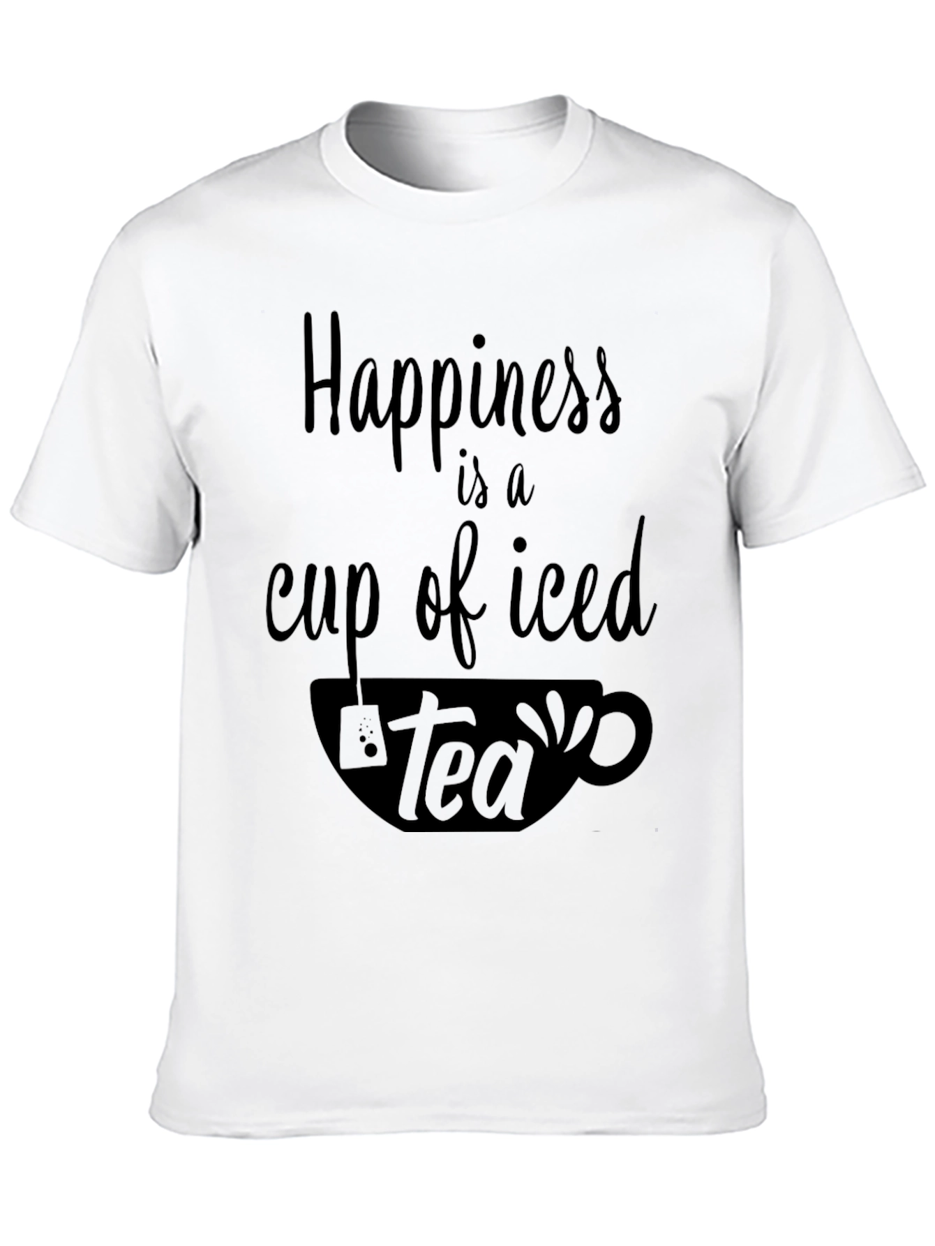 Happiness is a Cup of Iced Tea Graphic T-Shirt