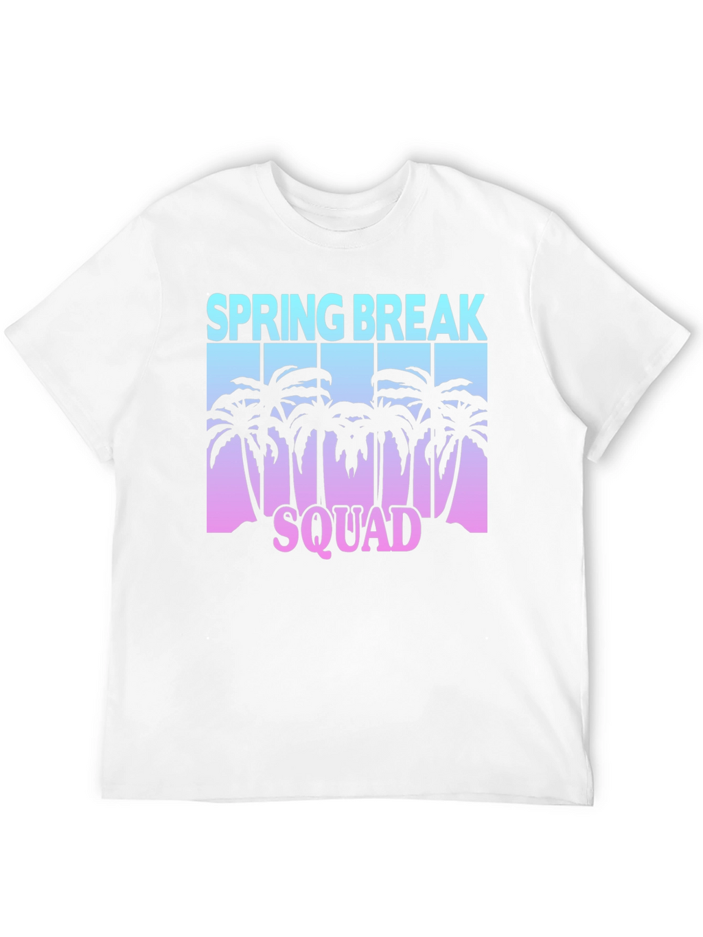 Spring Break Squad Graphic Tee - Black