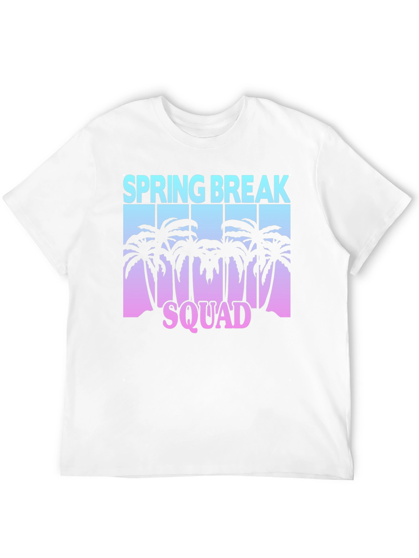 Spring Break Squad Graphic Tee - Black