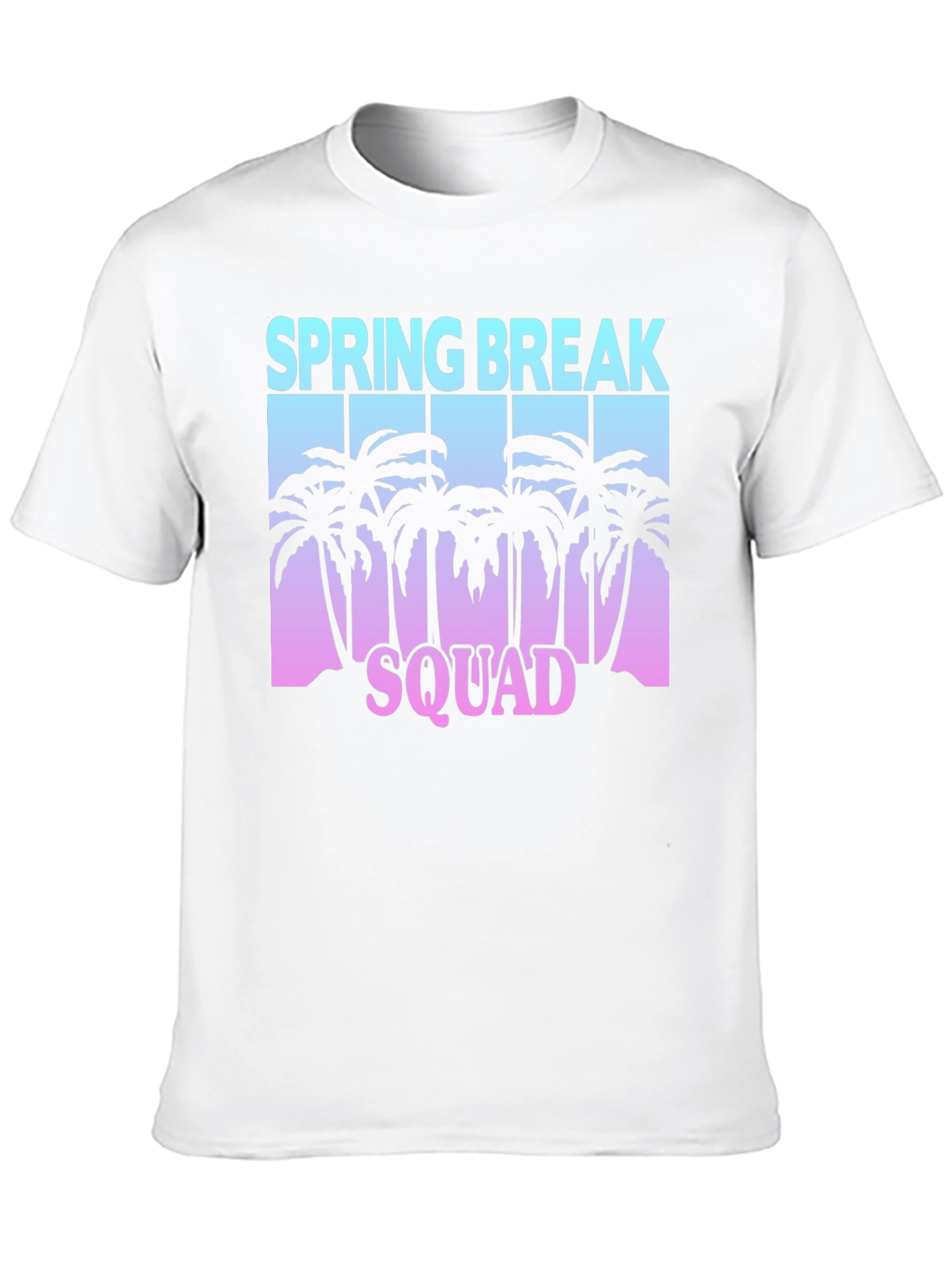 Spring Break Squad Graphic Tee - Black