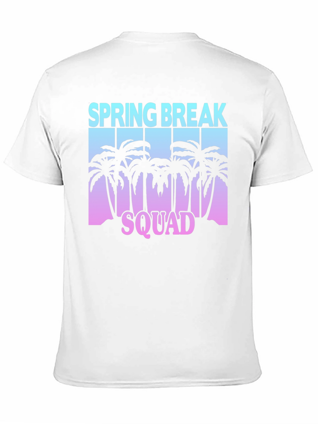 Spring Break Squad Graphic Tee - Black