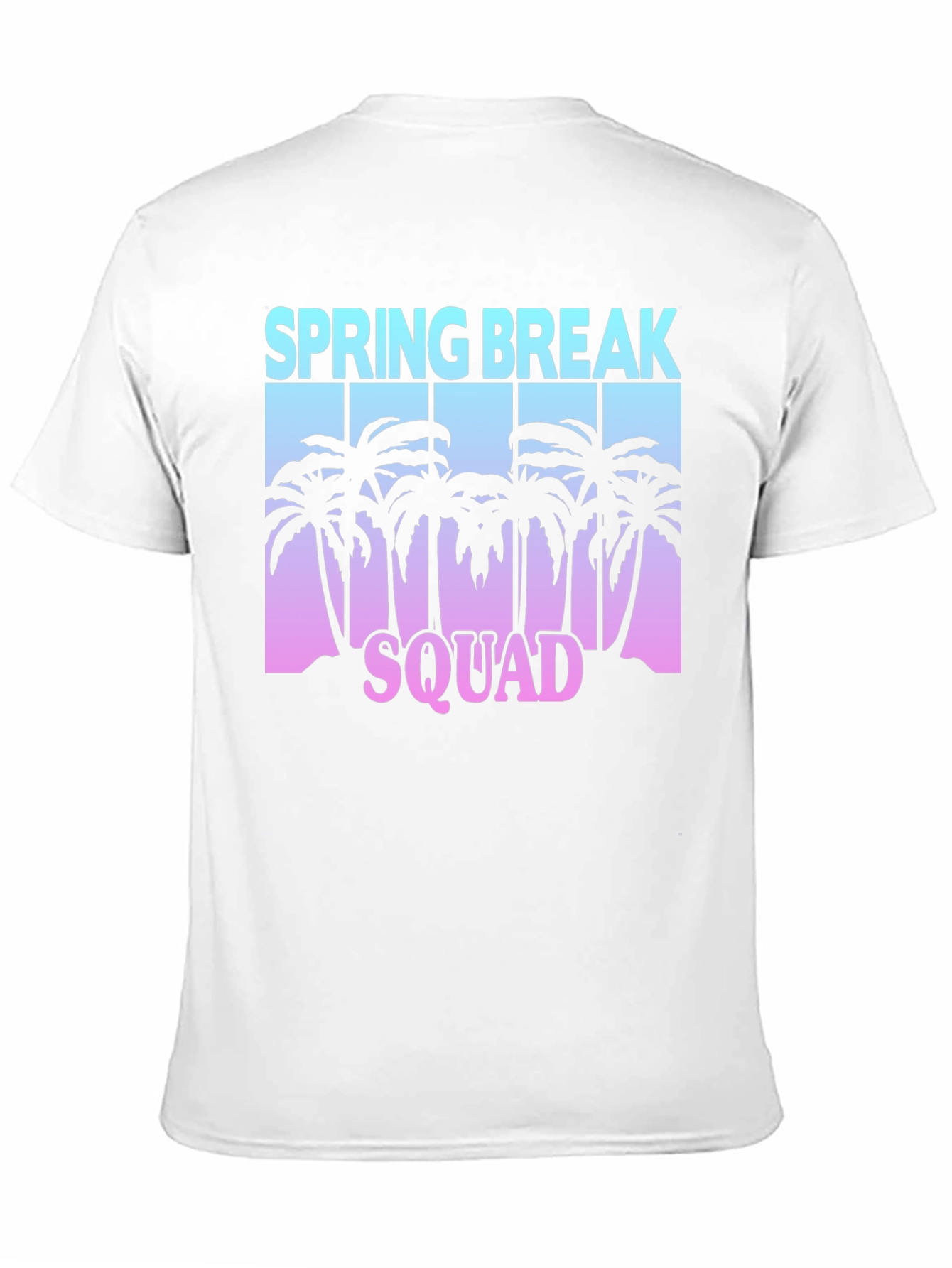 Spring Break Squad Graphic Tee - Black
