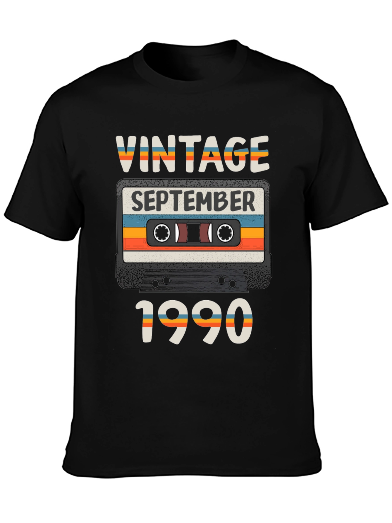 Vintage September 1990 Cassette T-Shirt
