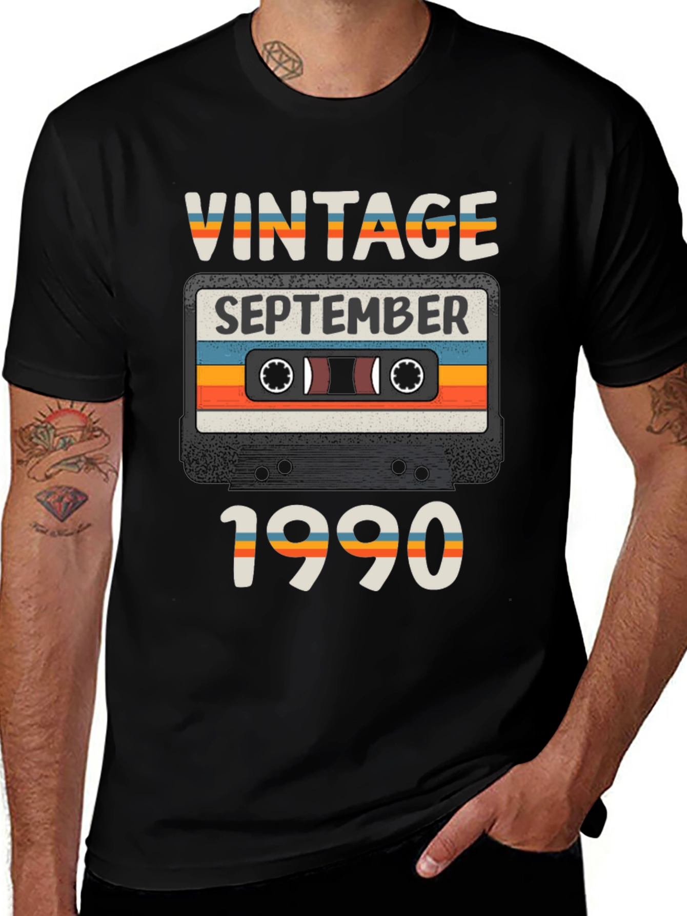 Vintage September 1990 Cassette T-Shirt