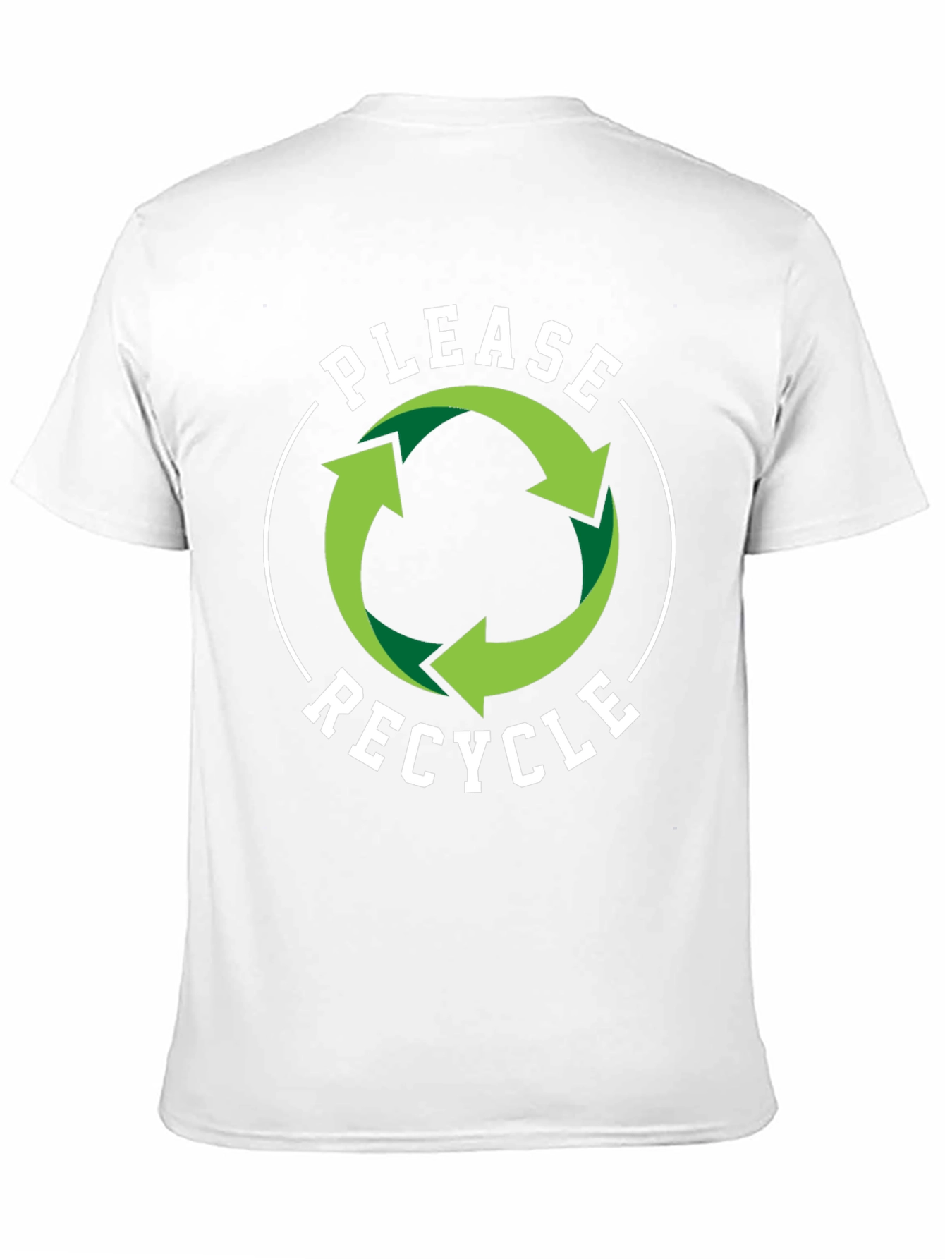 Recycle Graphic T-Shirt - Black Eco-Friendly Design