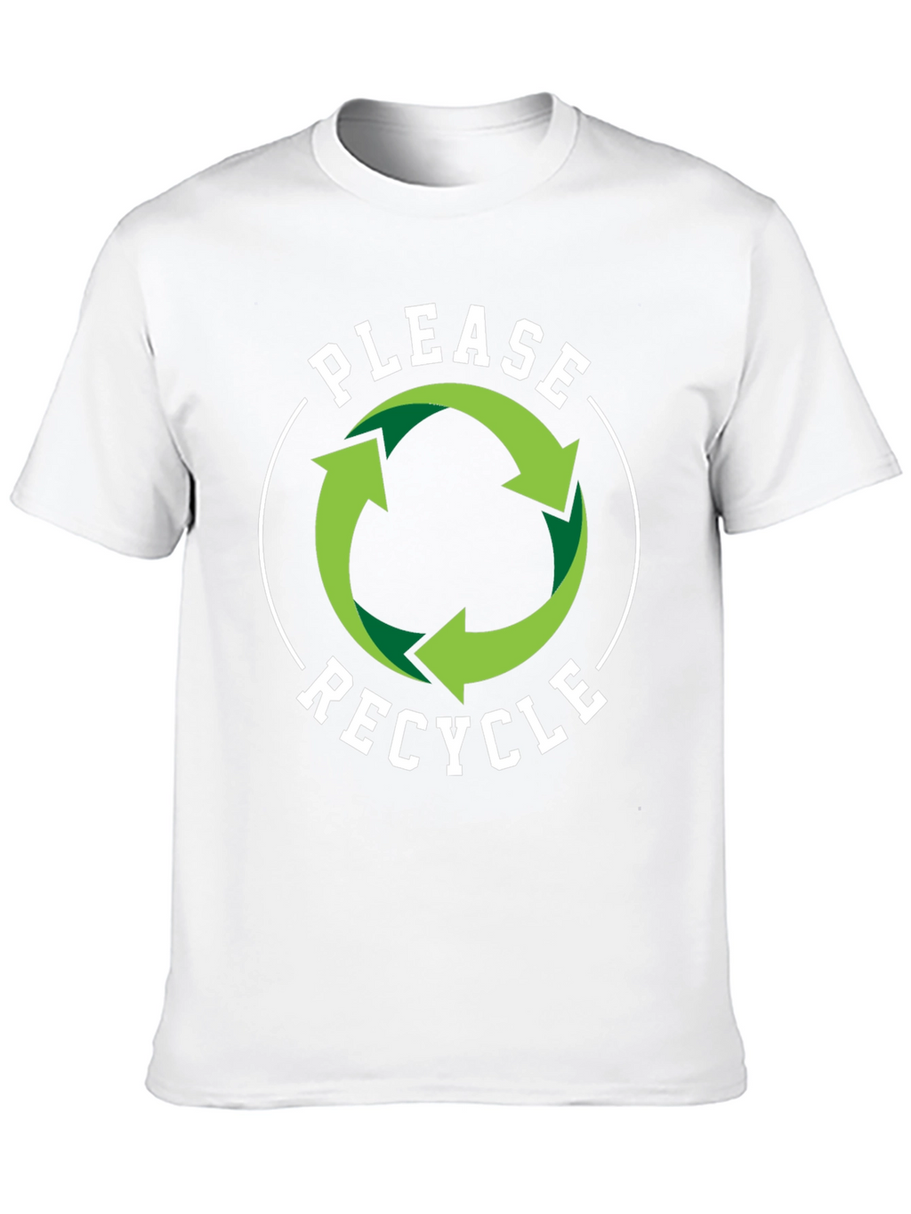 Recycle Graphic T-Shirt - Black Eco-Friendly Design
