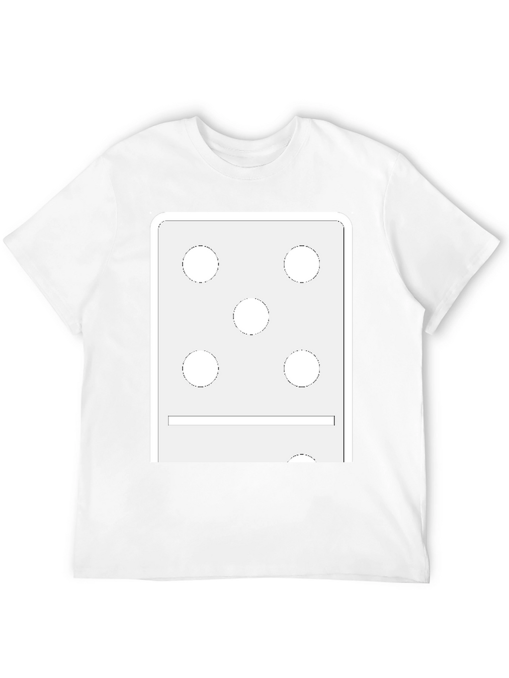 Domino 5/1 Graphic Tee - Black Casual T-Shirt