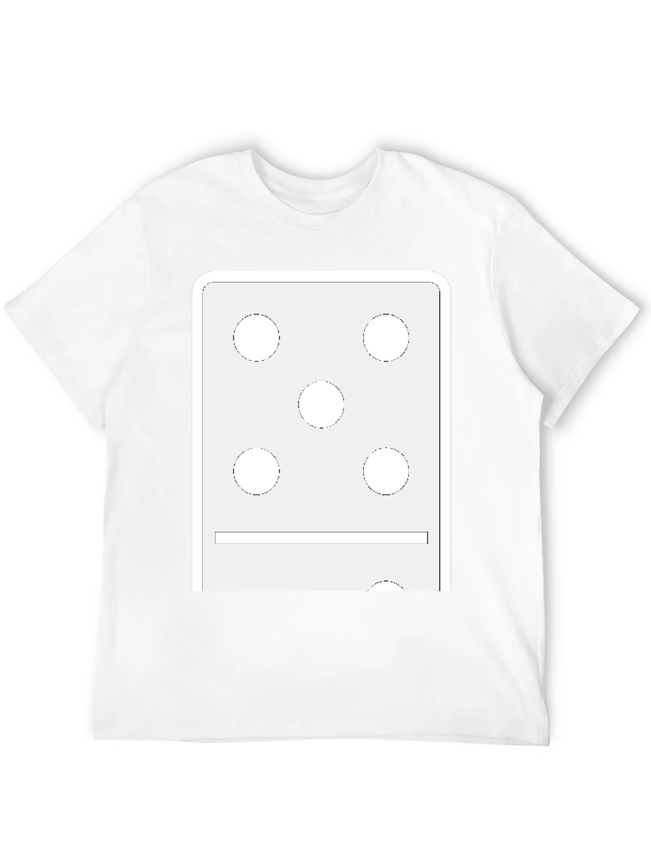 Domino 5/1 Graphic Tee - Black Casual T-Shirt