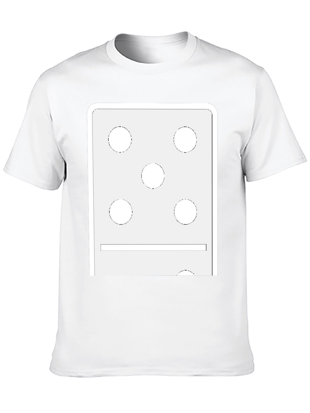 Domino 5/1 Graphic Tee - Black Casual T-Shirt