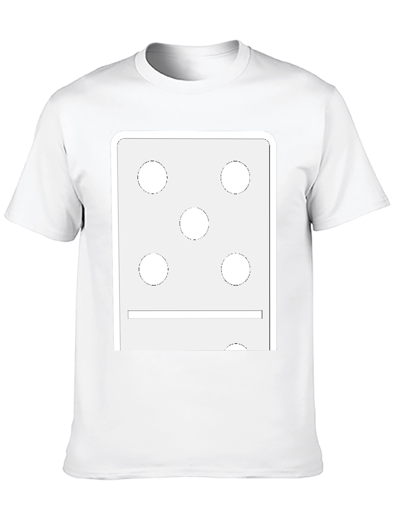 Domino 5/1 Graphic Tee - Black Casual T-Shirt