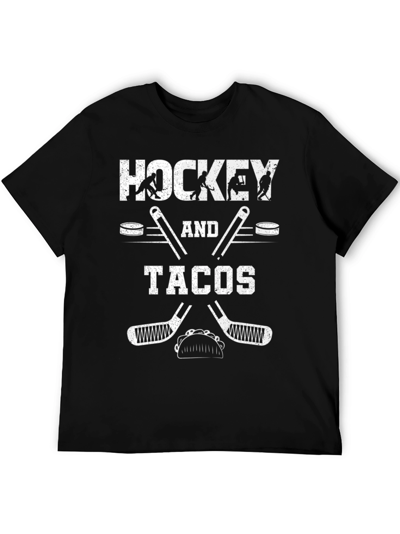 Hockey and Tacos T-Shirt - Funny Graphic Tee