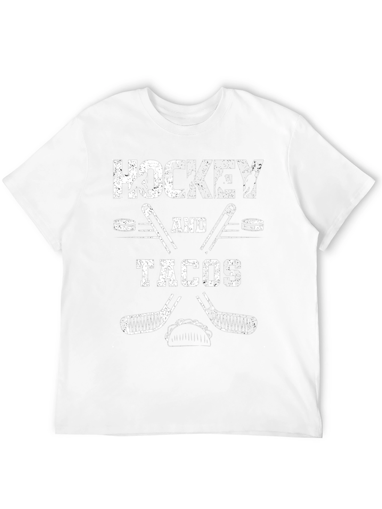 Hockey and Tacos T-Shirt - Funny Graphic Tee