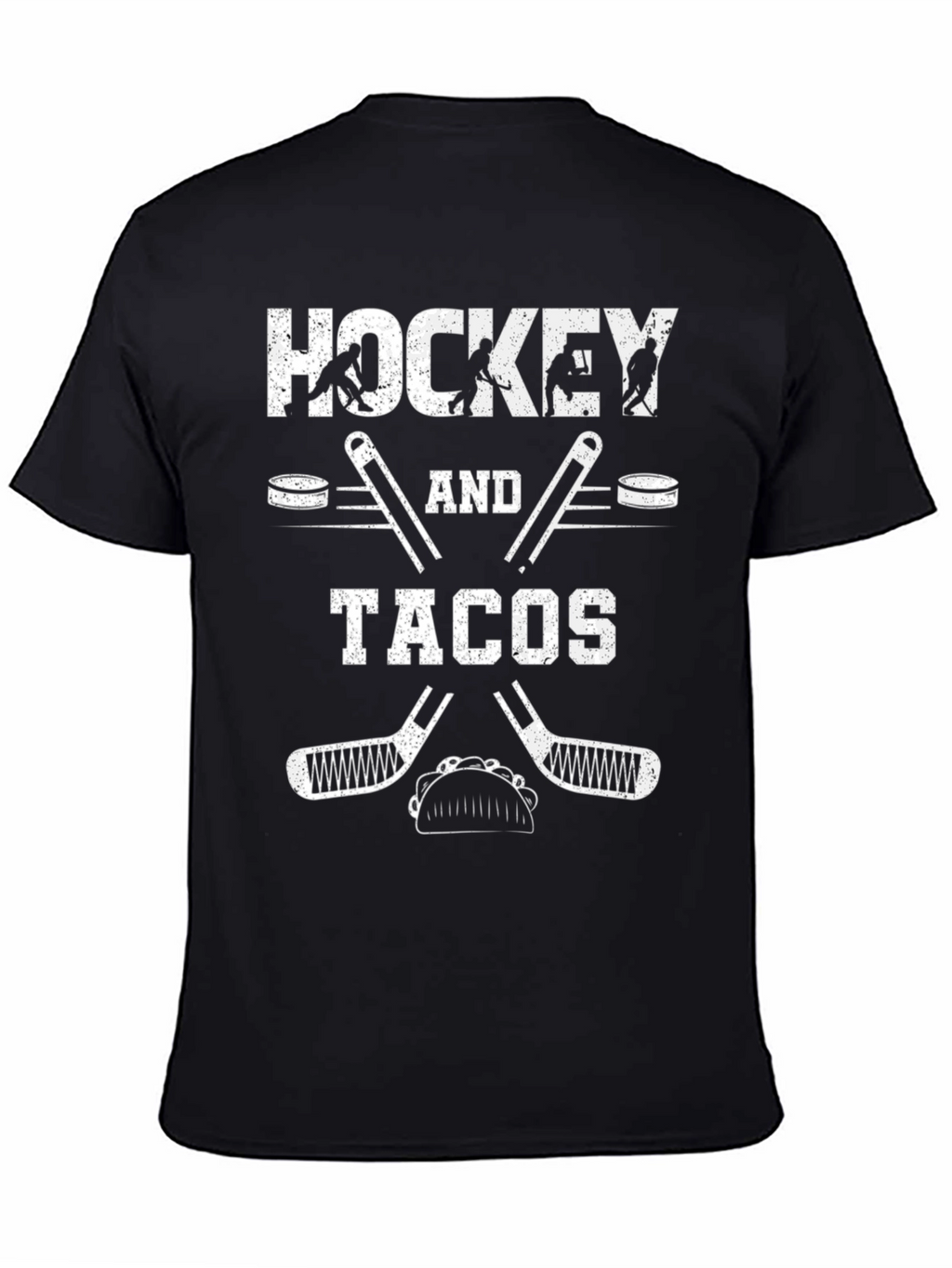 Hockey and Tacos T-Shirt - Funny Graphic Tee