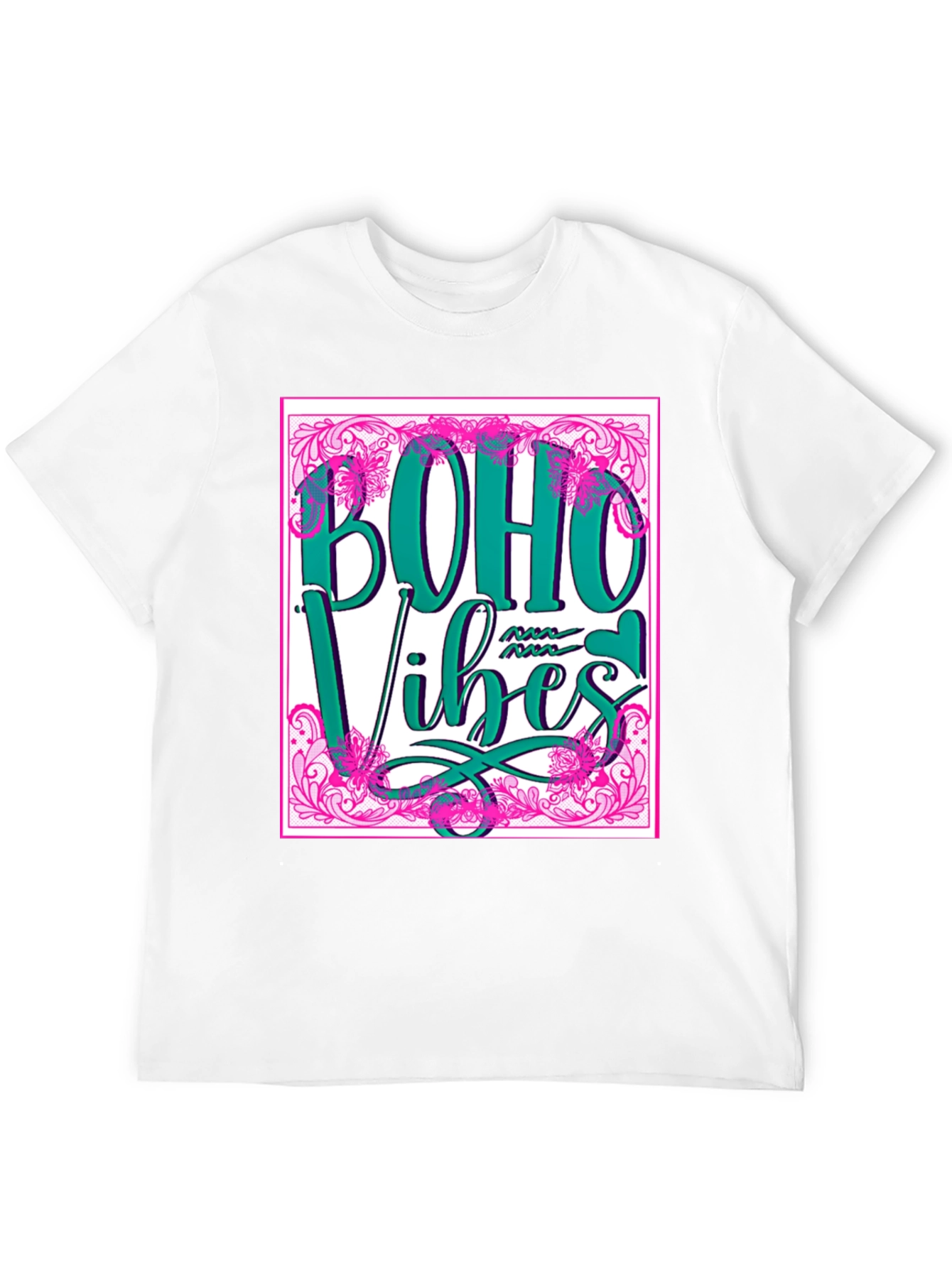Boho Vibes T-Shirt - Trendy Graphic Tee