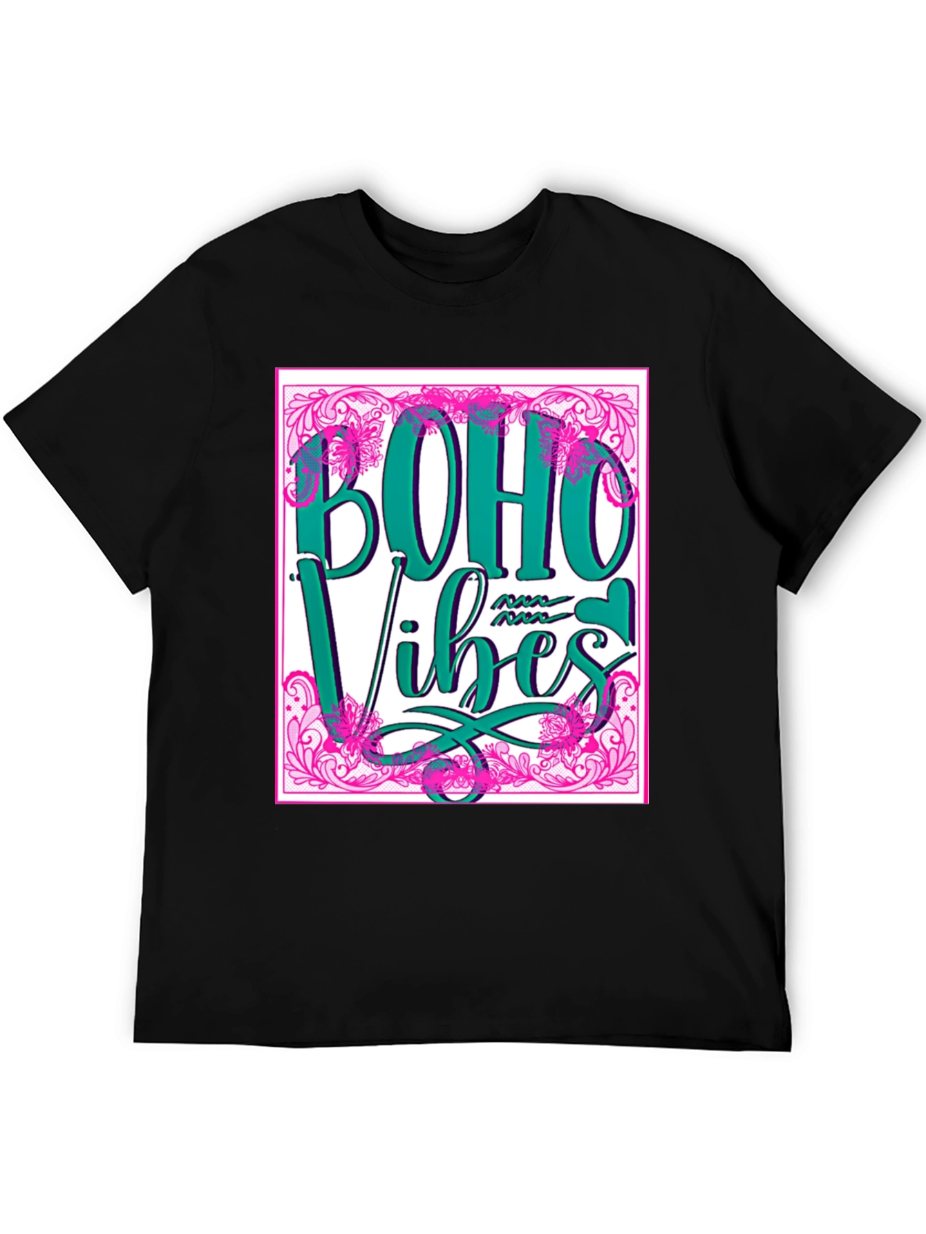 Boho Vibes T-Shirt - Trendy Graphic Tee