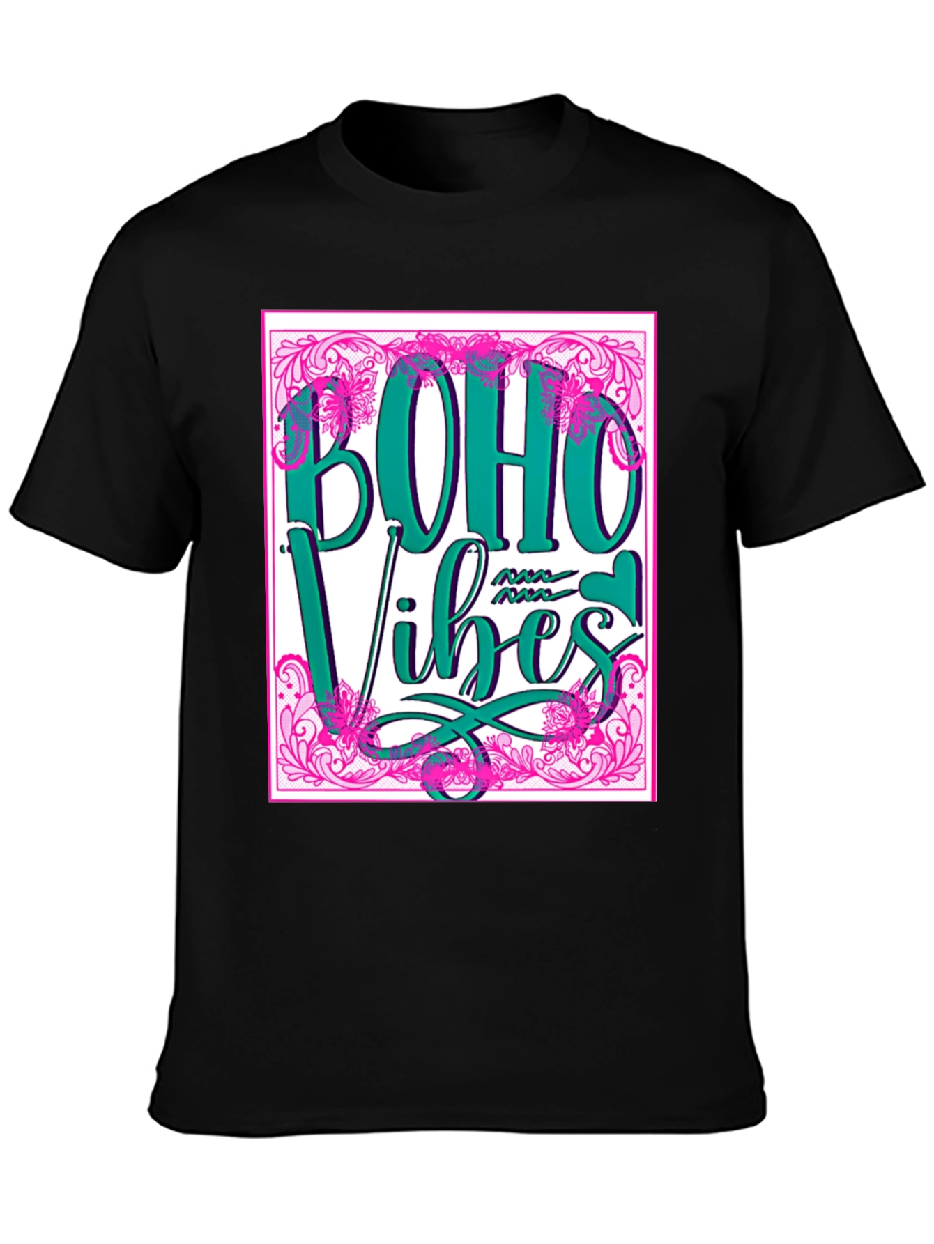 Boho Vibes T-Shirt - Trendy Graphic Tee