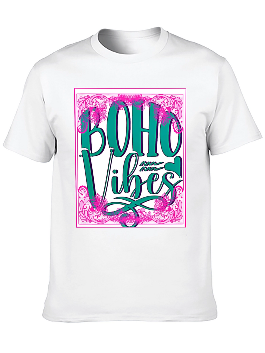 Boho Vibes T-Shirt - Trendy Graphic Tee