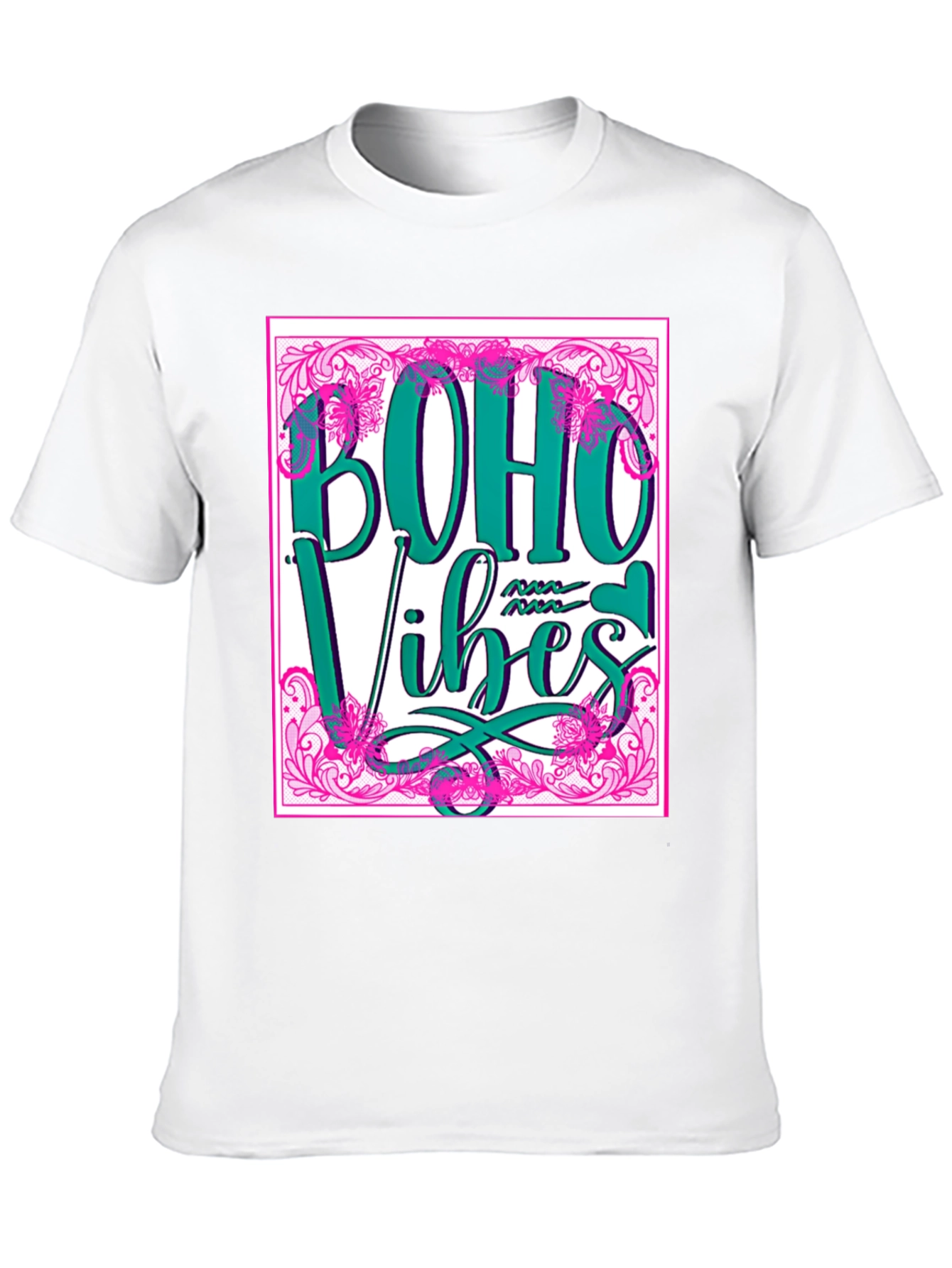 Boho Vibes T-Shirt - Trendy Graphic Tee