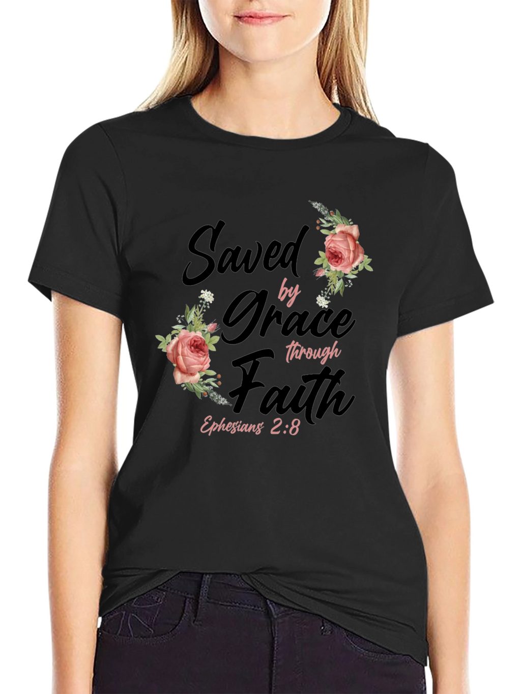 Saved by Grace Christian T-Shirt