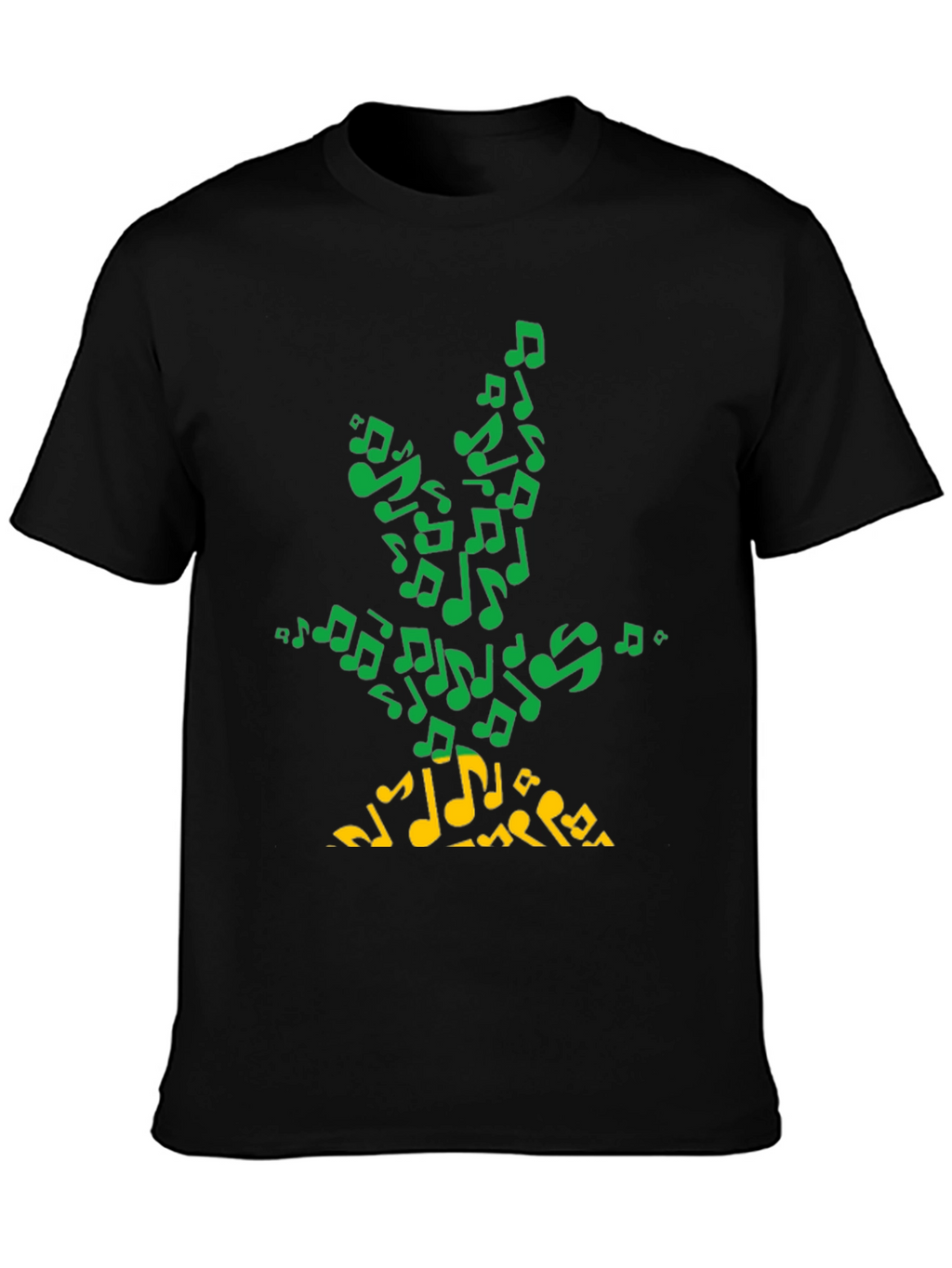 Musical Note Tree Graphic T-Shirt