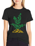 Musical Note Tree Graphic T-Shirt