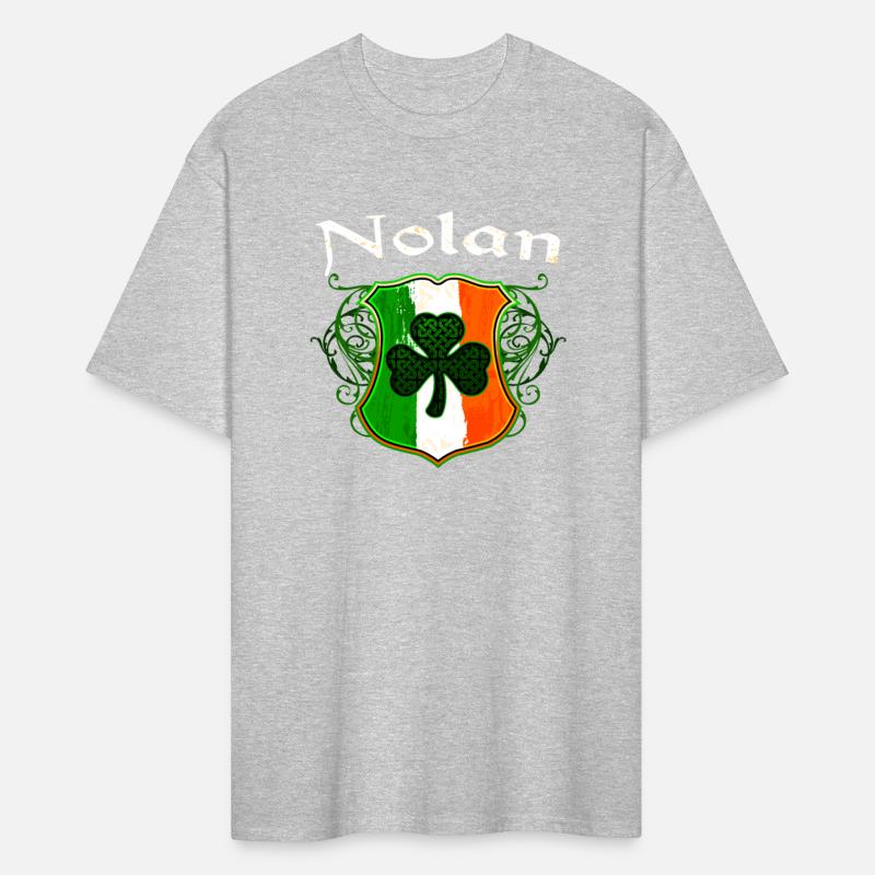 Nolan Irish Surname Ireland Flag Shield Shamrock