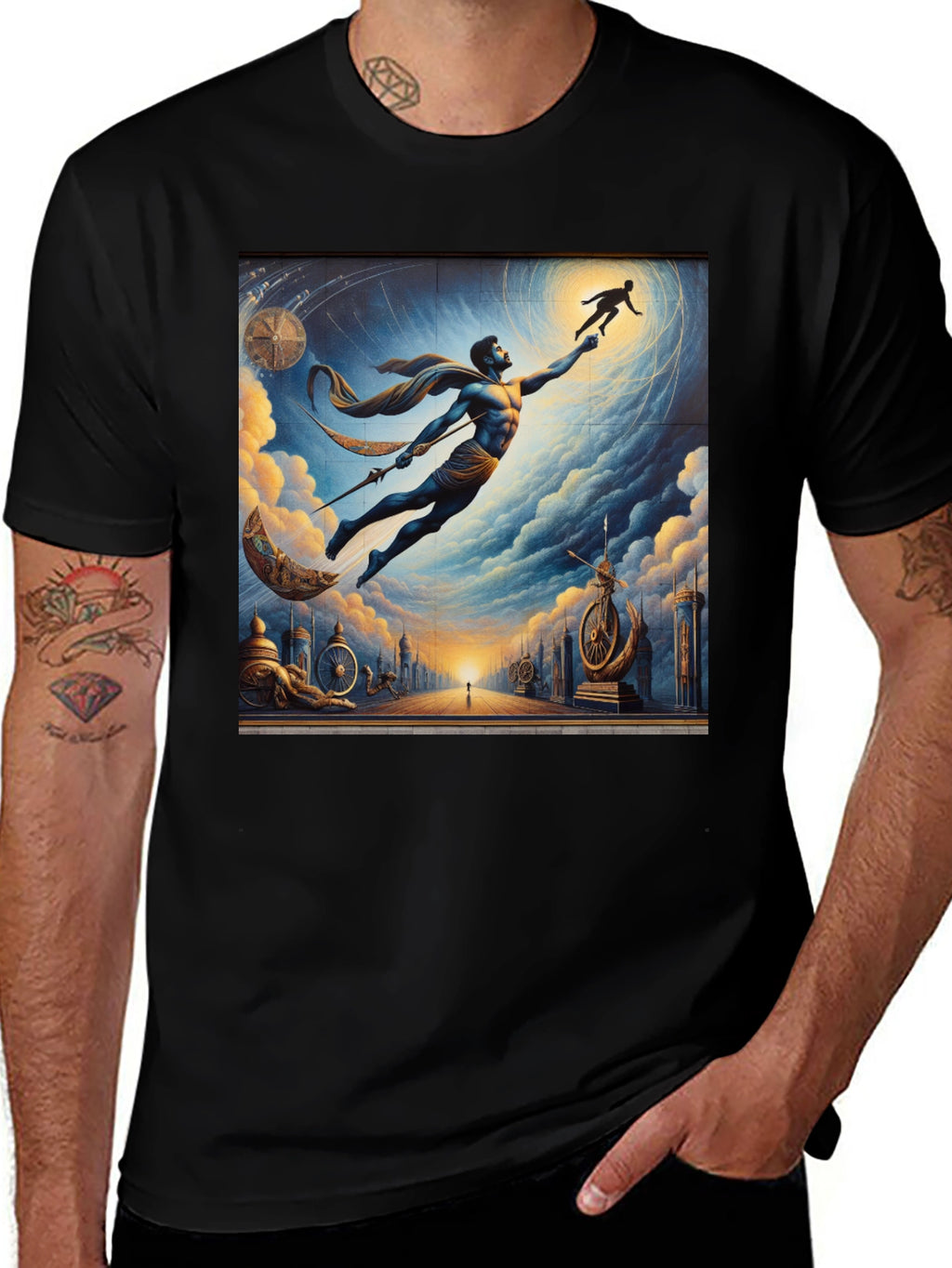 Celestial Reach Graphic Tee