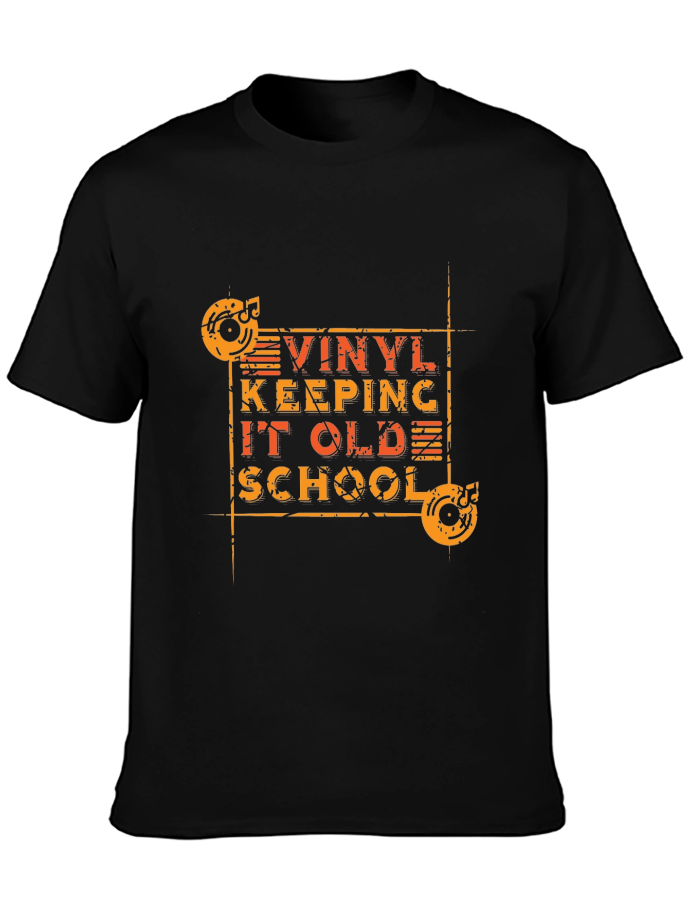 Vinyl Record Keeping It Old School Graphic Tee