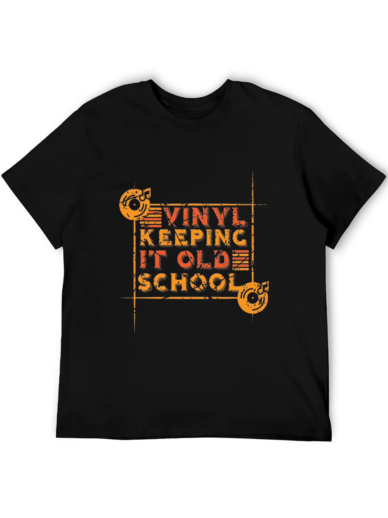 Vinyl Record Keeping It Old School Graphic Tee