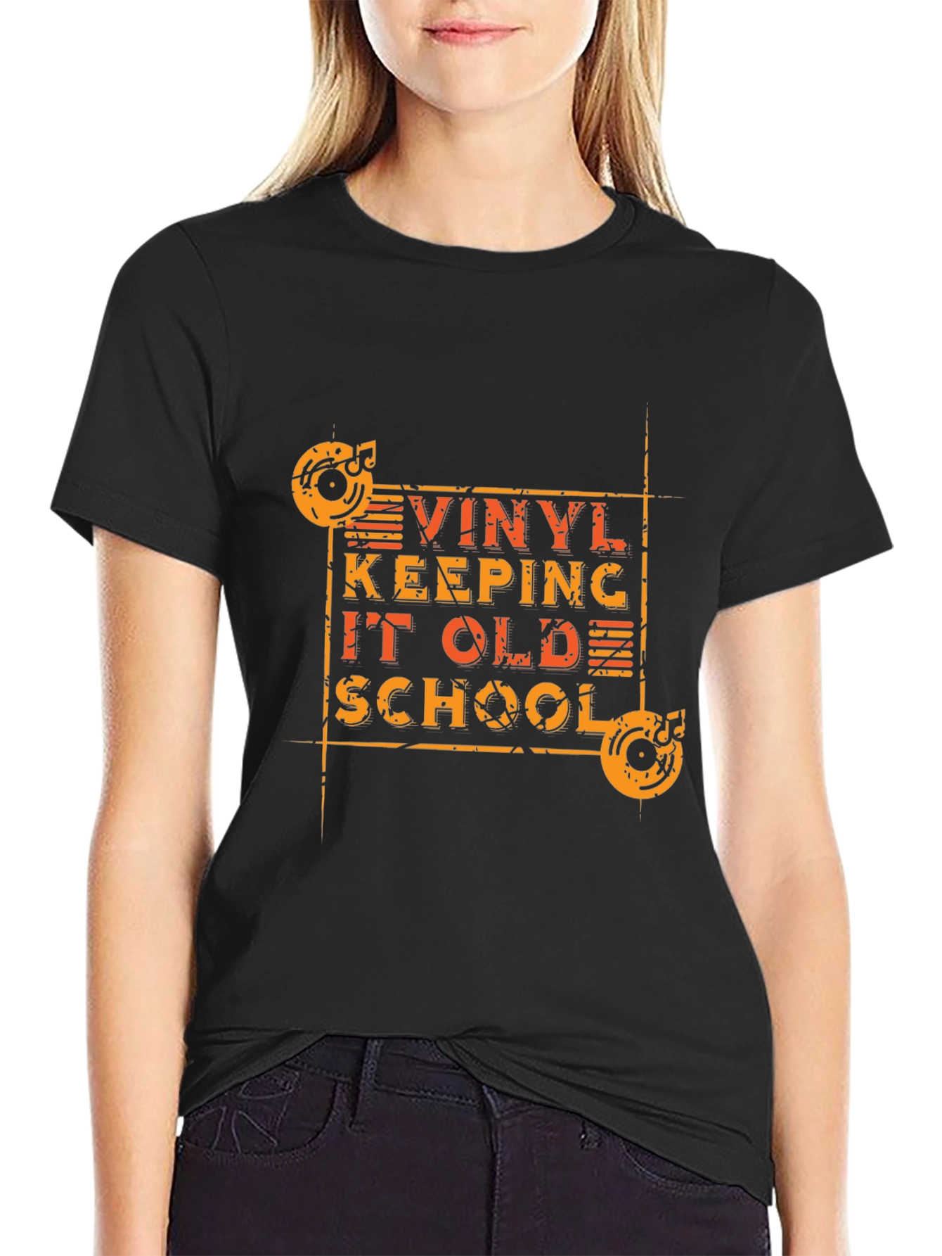 Vinyl Record Keeping It Old School Graphic Tee