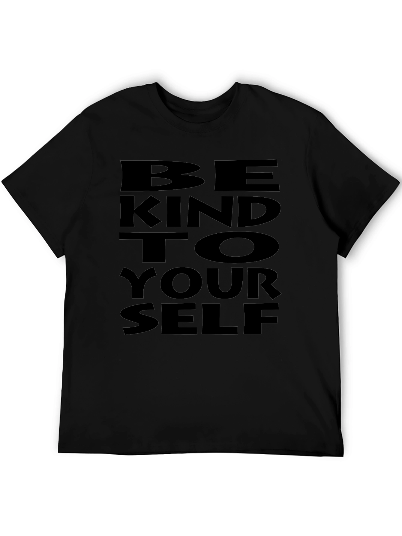 Be Kind to Yourself Graphic Tee - Black