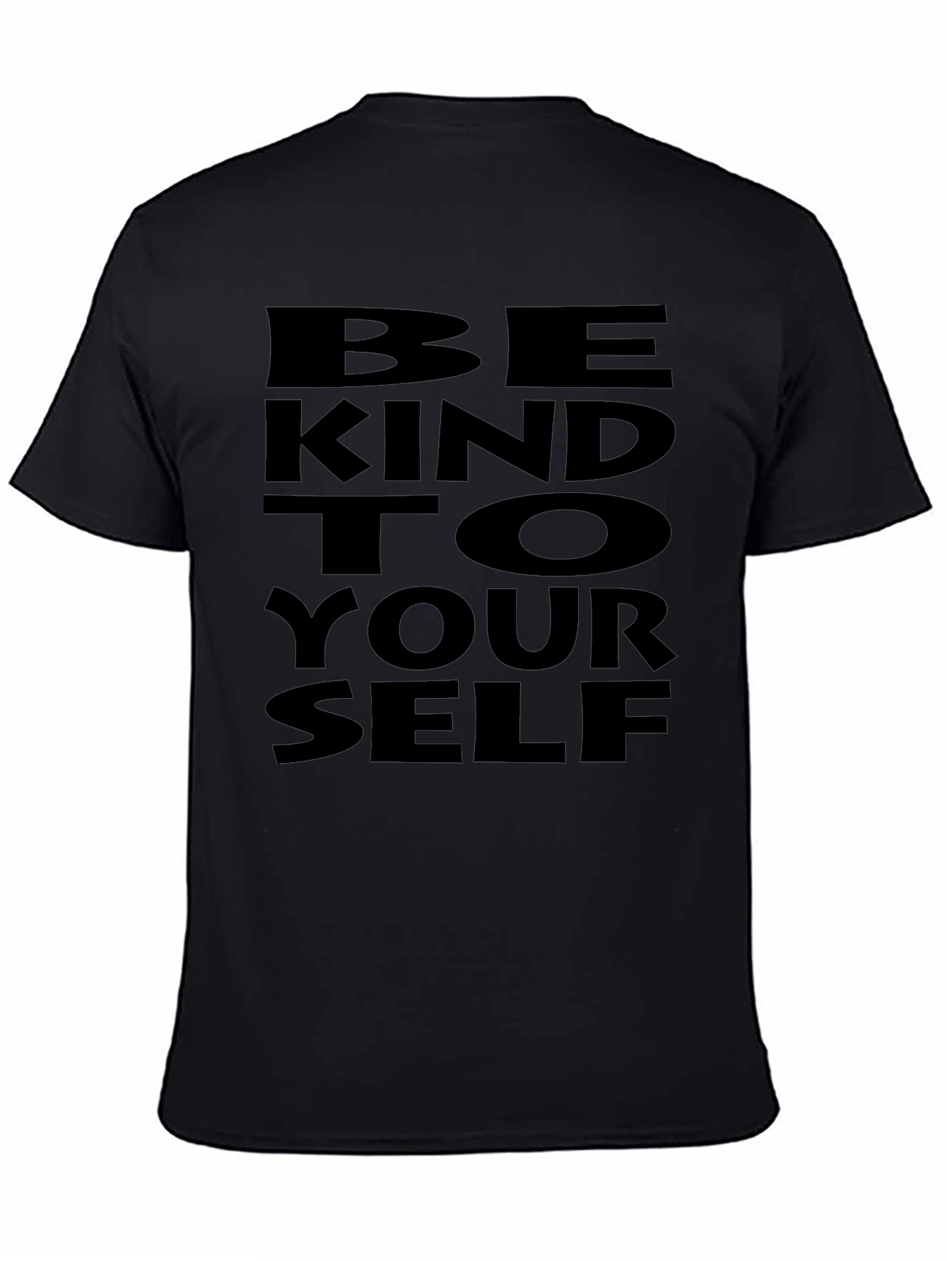 Be Kind to Yourself Graphic Tee - Black