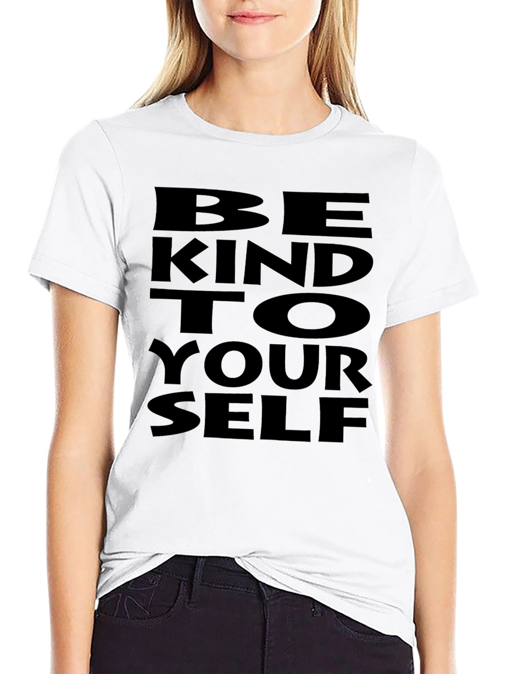 Be Kind to Yourself Graphic Tee - Black