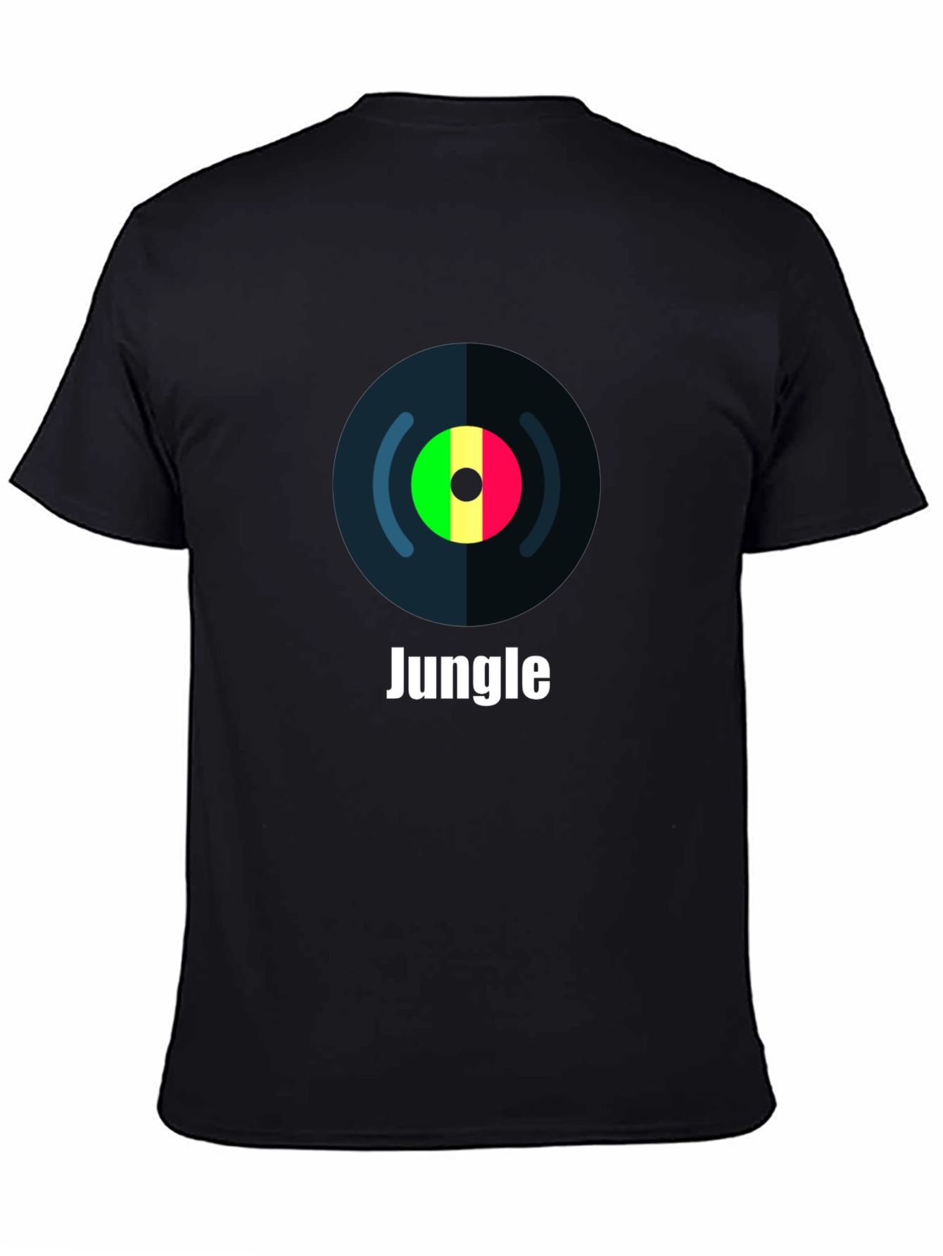 Jungle Record T-Shirt - Rastafarian Music Tee