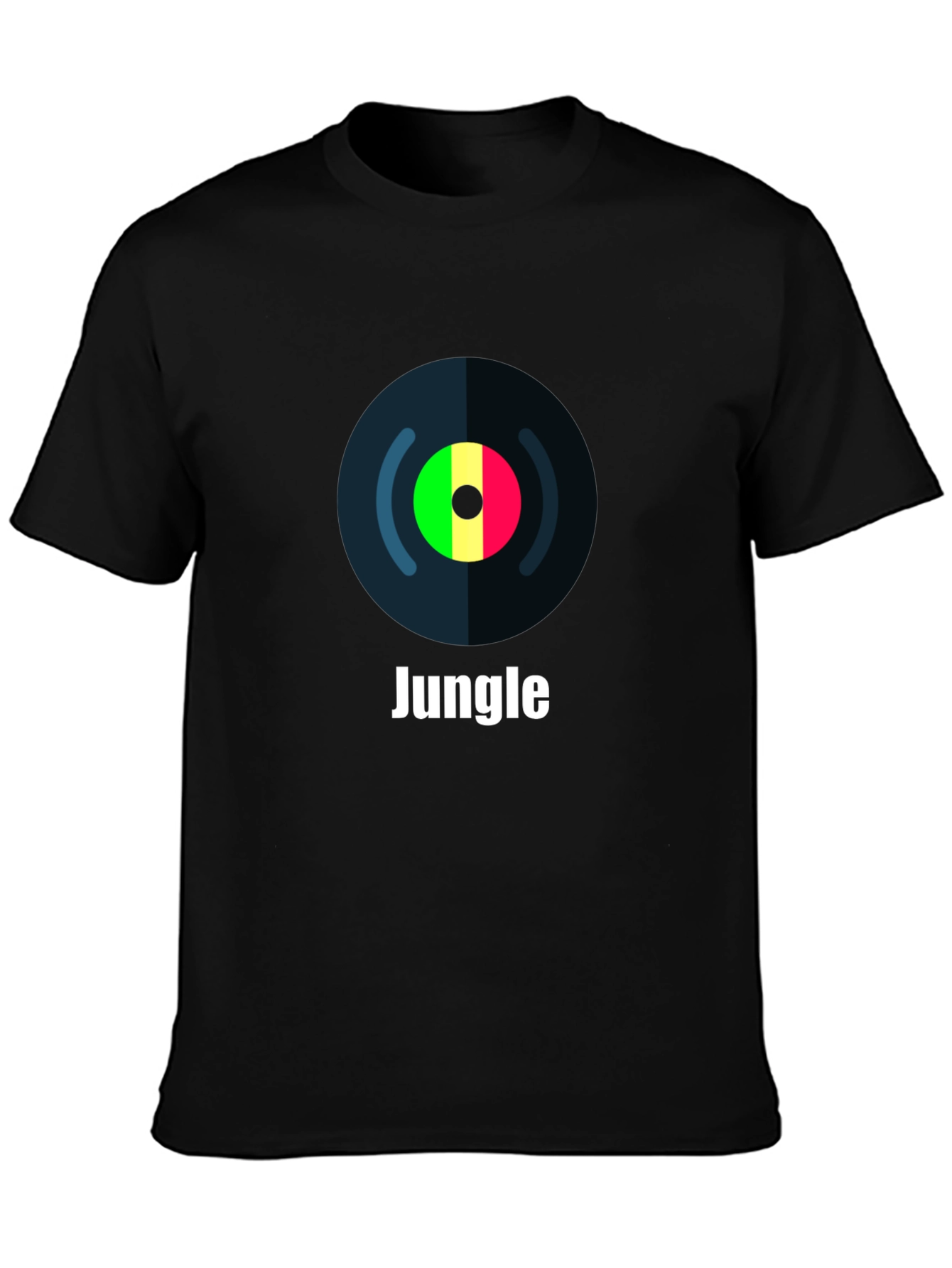 Jungle Record T-Shirt - Rastafarian Music Tee