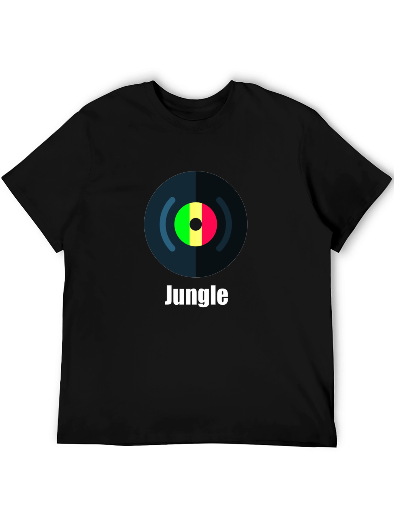 Jungle Record T-Shirt - Rastafarian Music Tee