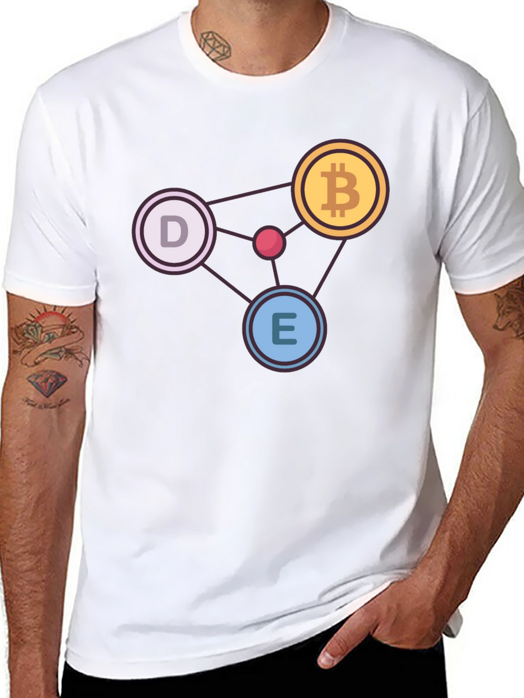 Bitcoin Network T-Shirt - Crypto Enthusiast Apparel