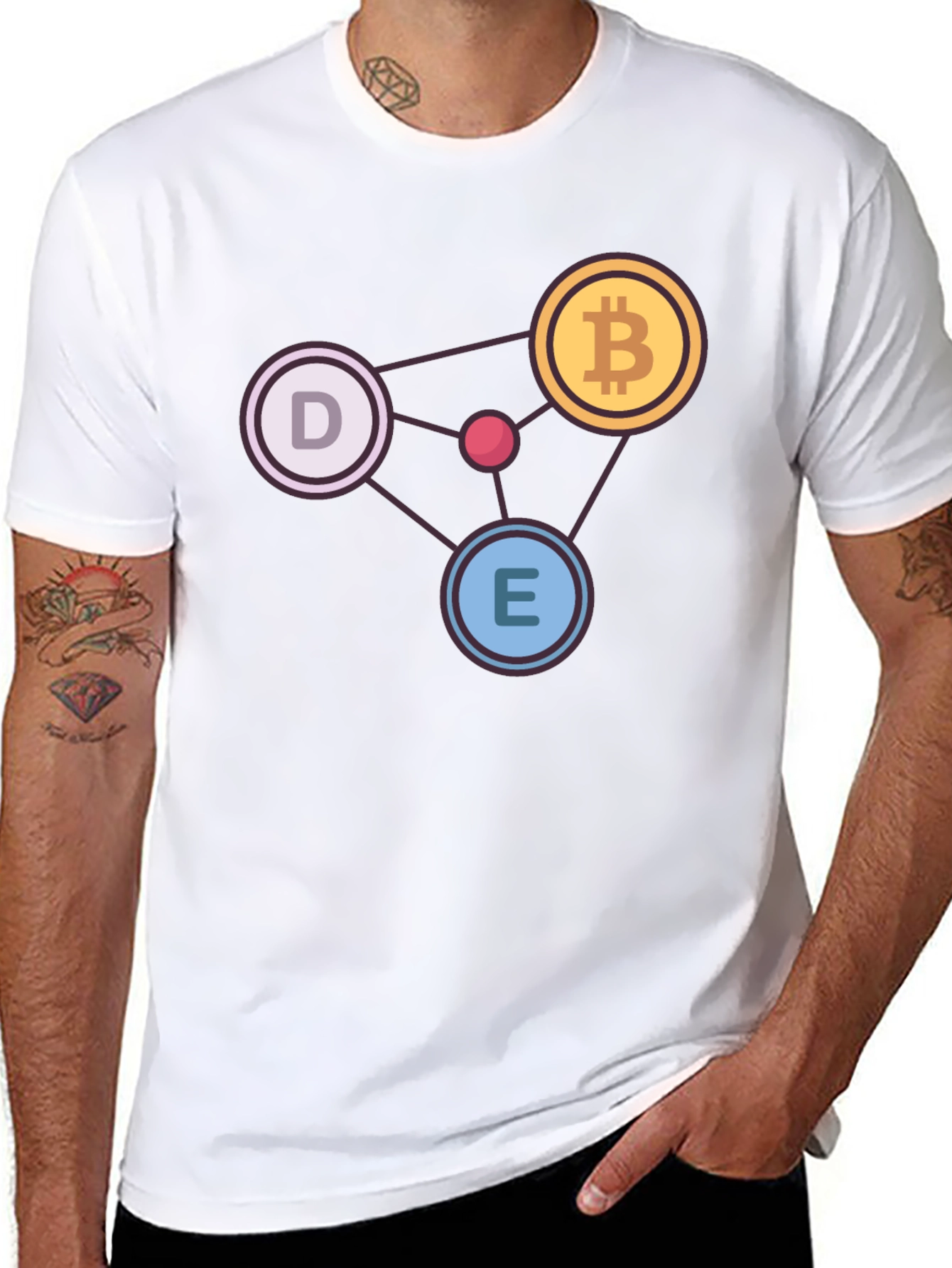 Bitcoin Network T-Shirt - Crypto Enthusiast Apparel