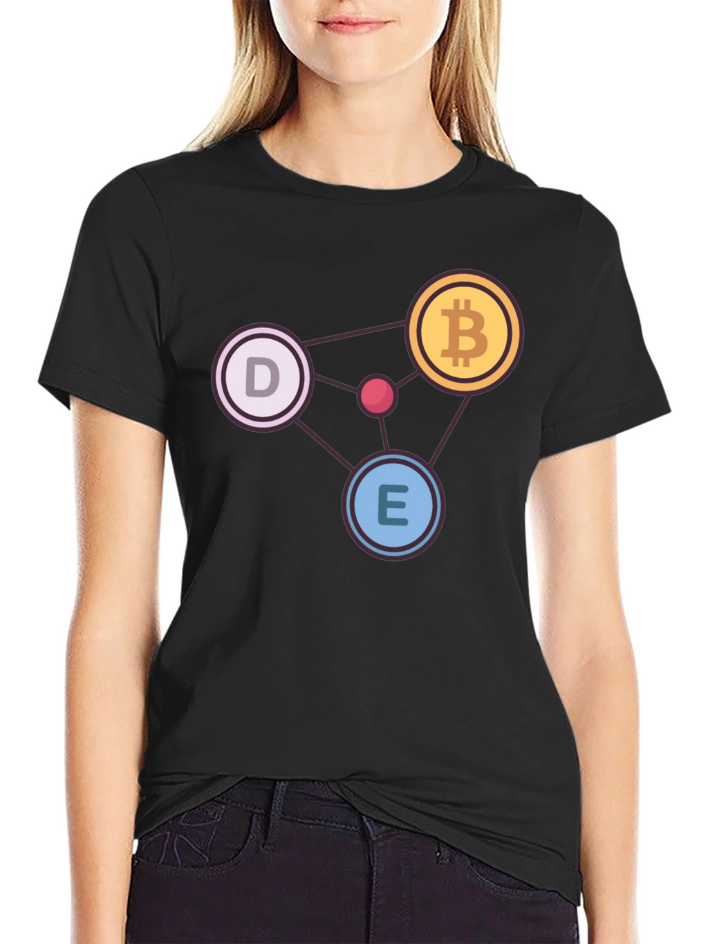 Bitcoin Network T-Shirt - Crypto Enthusiast Apparel