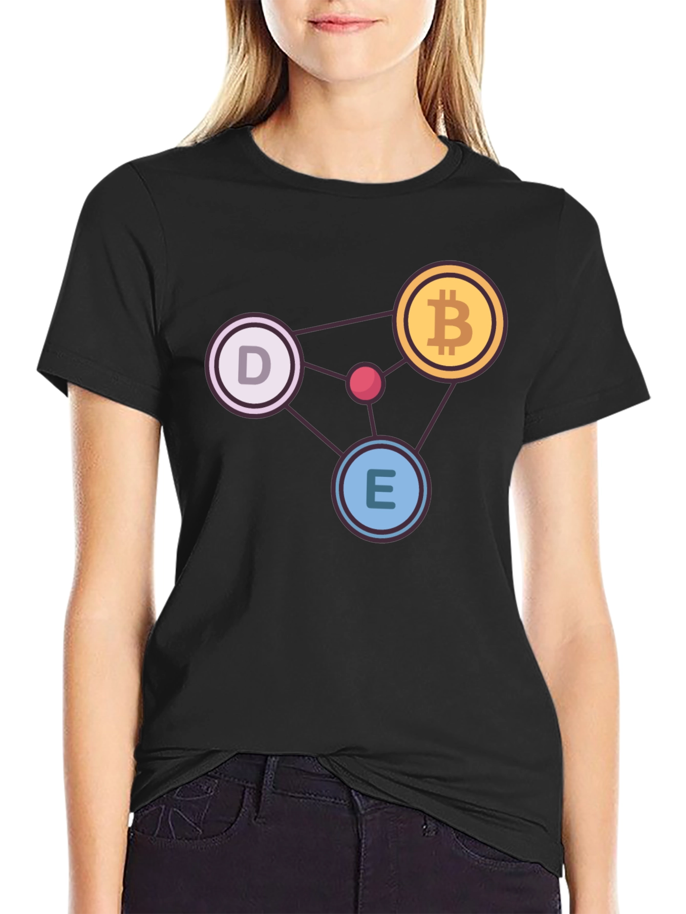 Bitcoin Network T-Shirt - Crypto Enthusiast Apparel