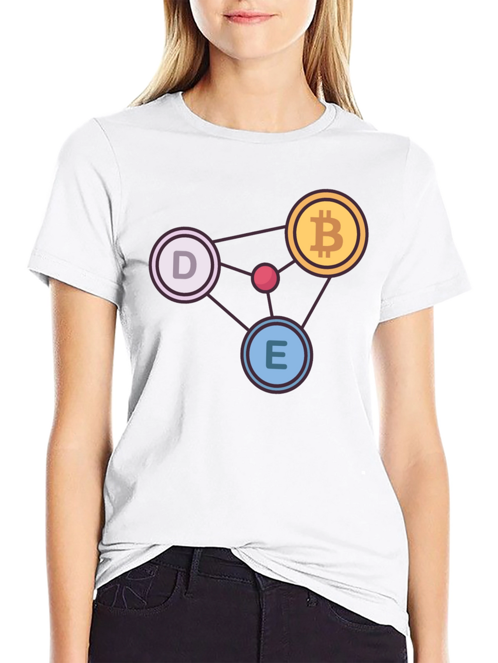 Bitcoin Network T-Shirt - Crypto Enthusiast Apparel