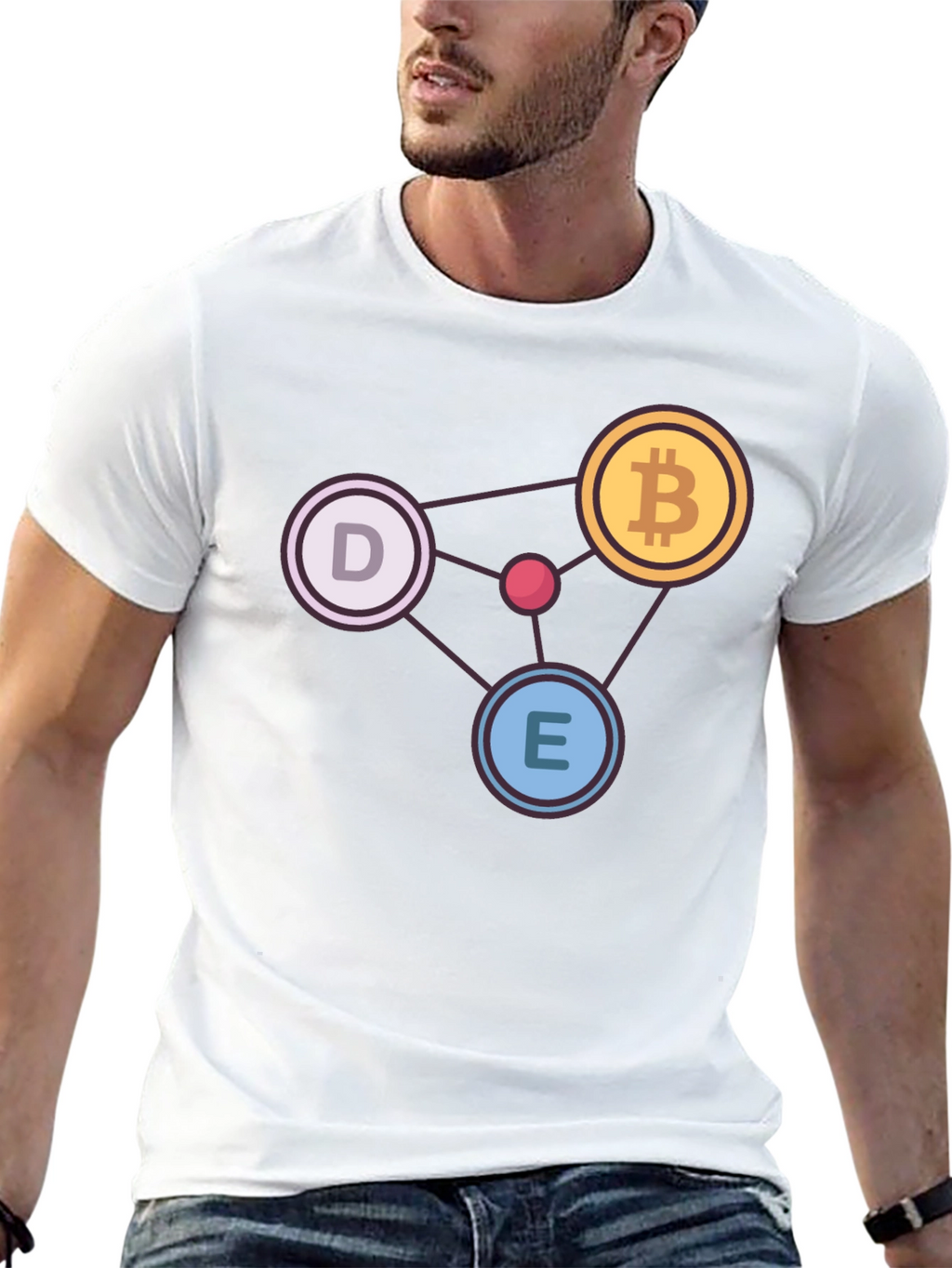 Bitcoin Network T-Shirt - Crypto Enthusiast Apparel