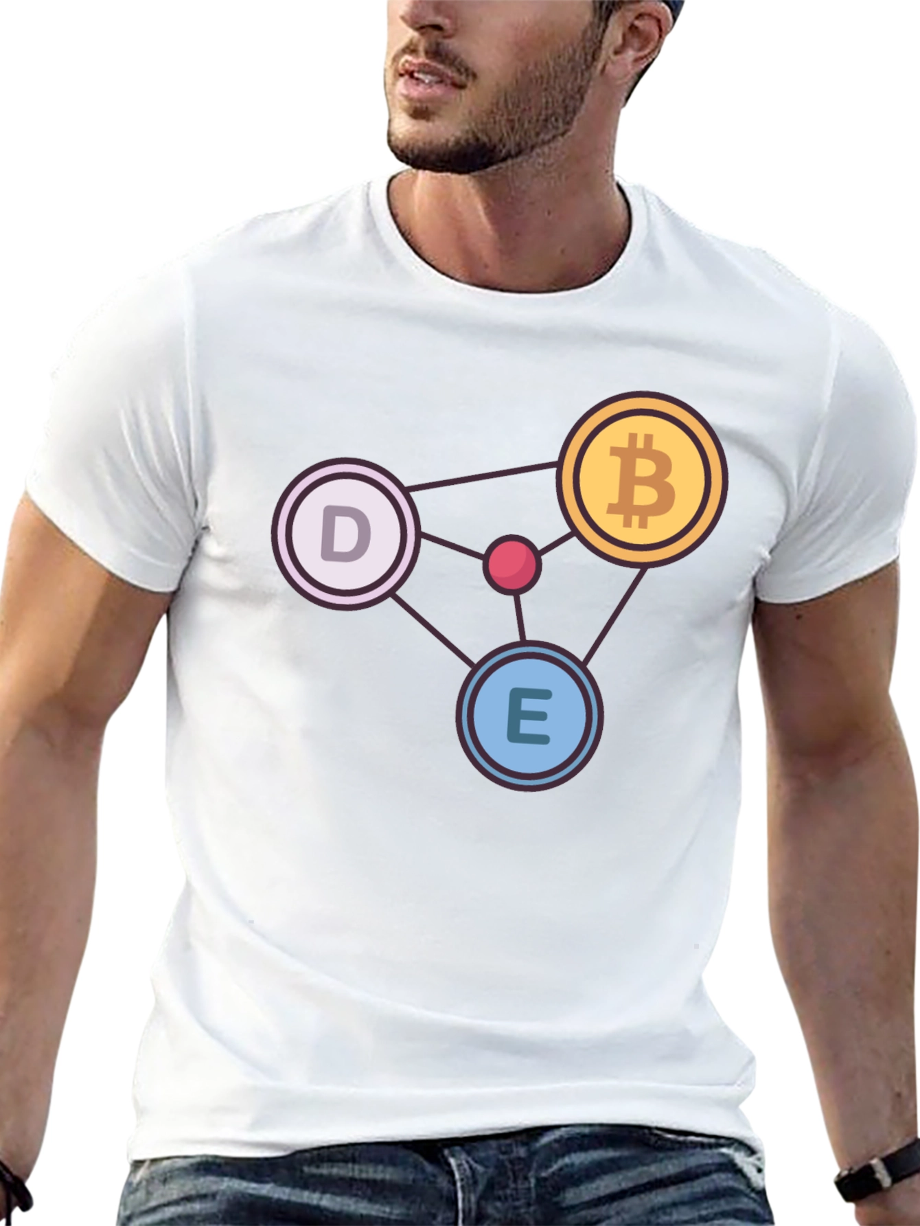 Bitcoin Network T-Shirt - Crypto Enthusiast Apparel
