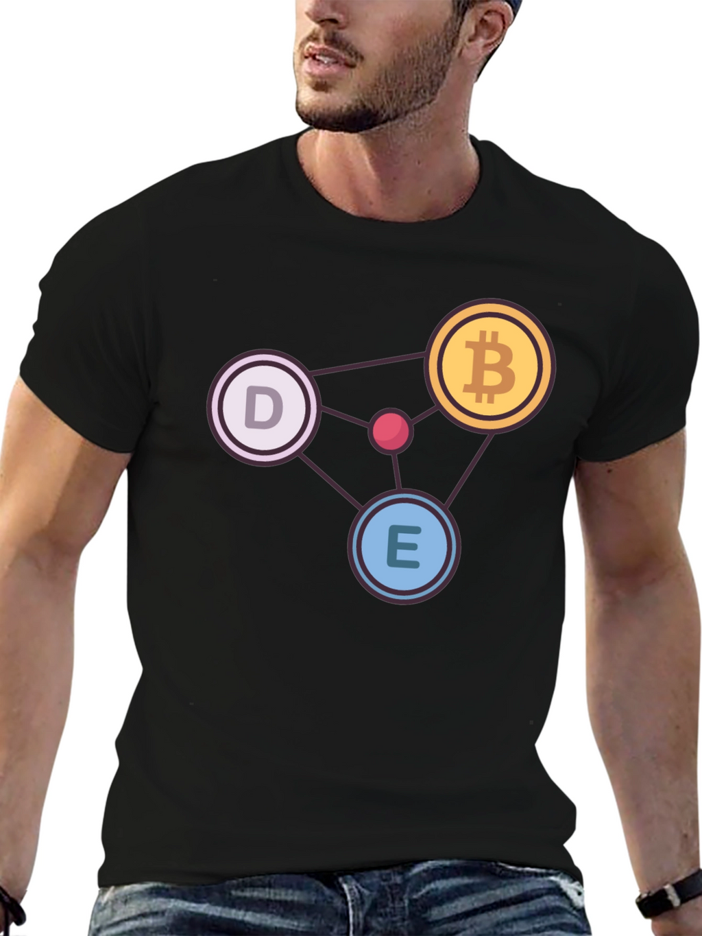 Bitcoin Network T-Shirt - Crypto Enthusiast Apparel