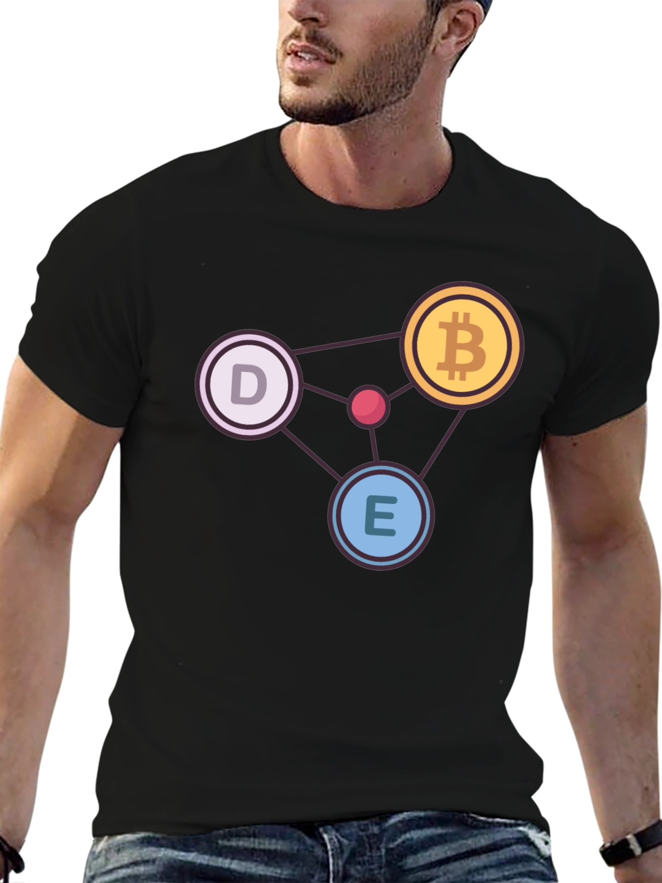 Bitcoin Network T-Shirt - Crypto Enthusiast Apparel