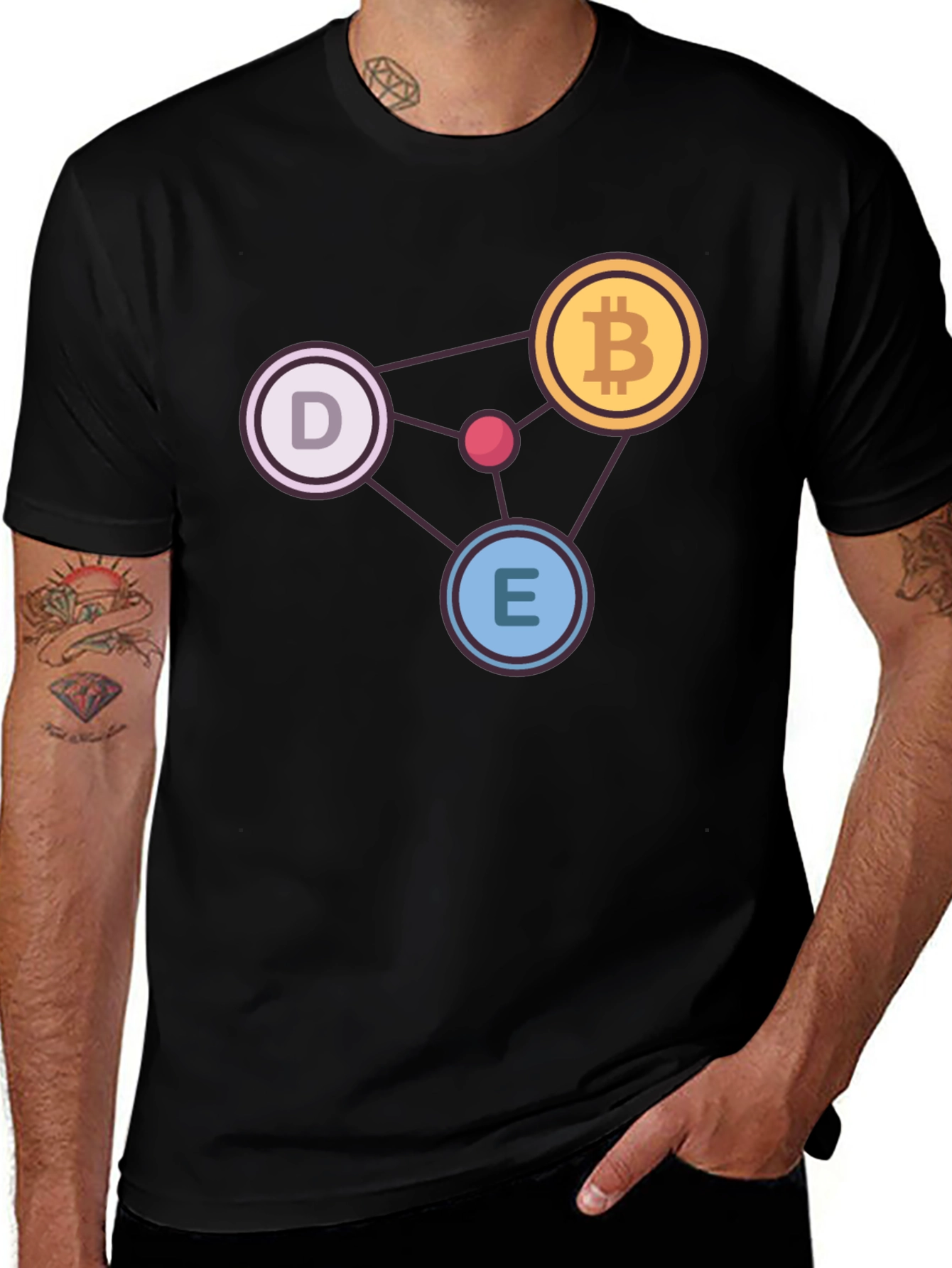 Bitcoin Network T-Shirt - Crypto Enthusiast Apparel