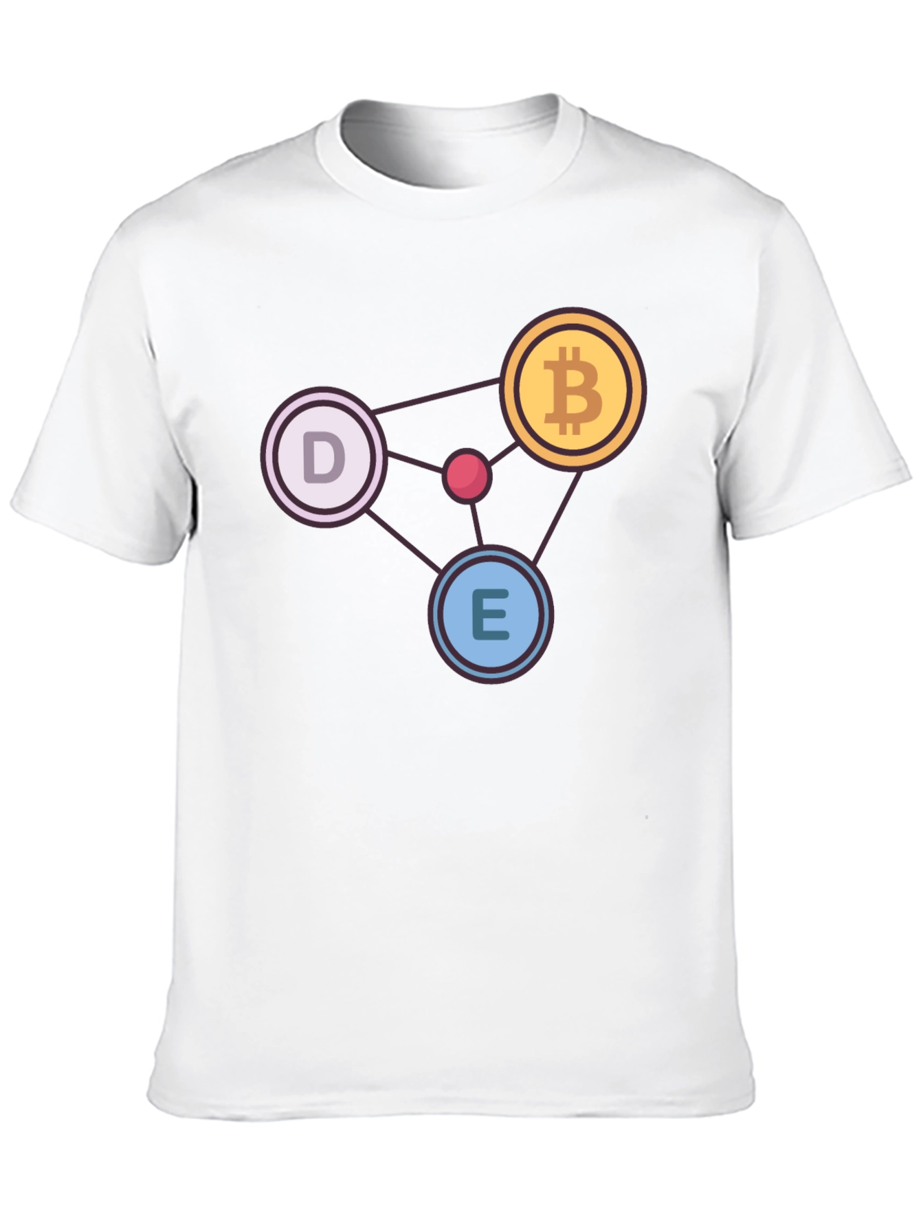 Bitcoin Network T-Shirt - Crypto Enthusiast Apparel