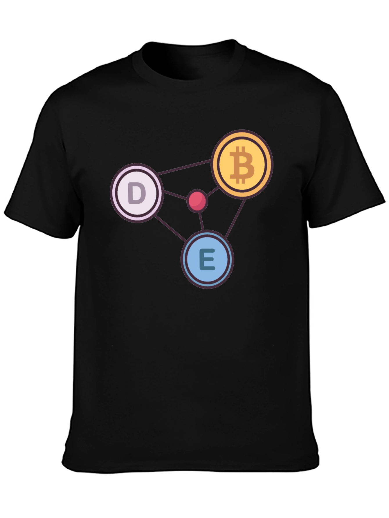 Bitcoin Network T-Shirt - Crypto Enthusiast Apparel